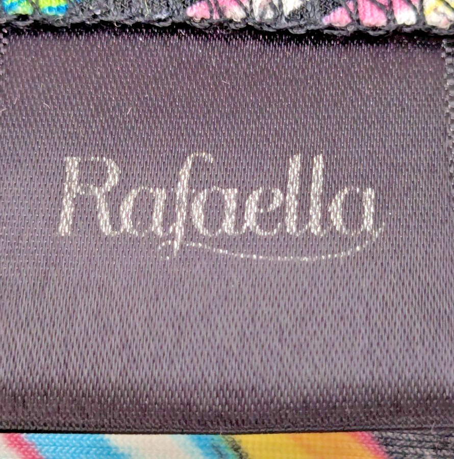 RAFAELLA Plus Top SIZE 1X Bright Stripe-Side Tie-Appears Unworn-Great