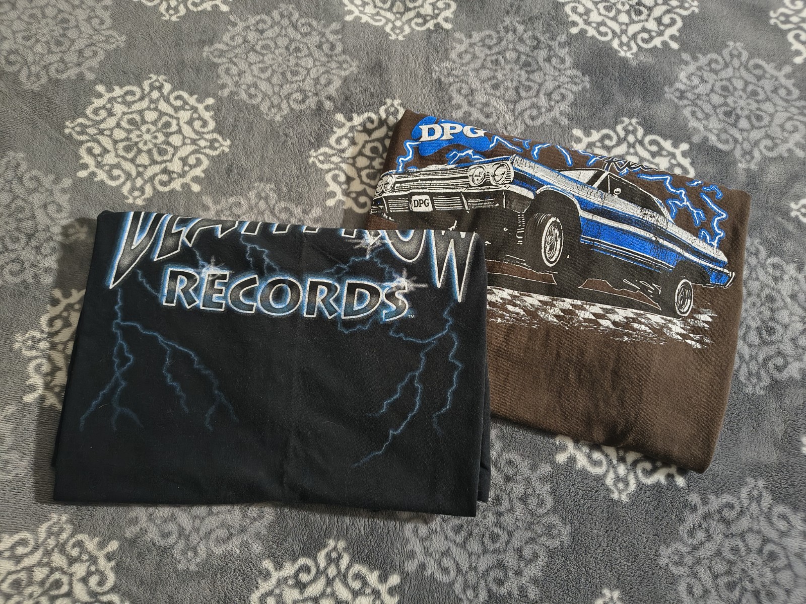 🎤 Vintage Death Row Records T-Shirts – Lot of 2 – Size Large (L) – 100% Cotton