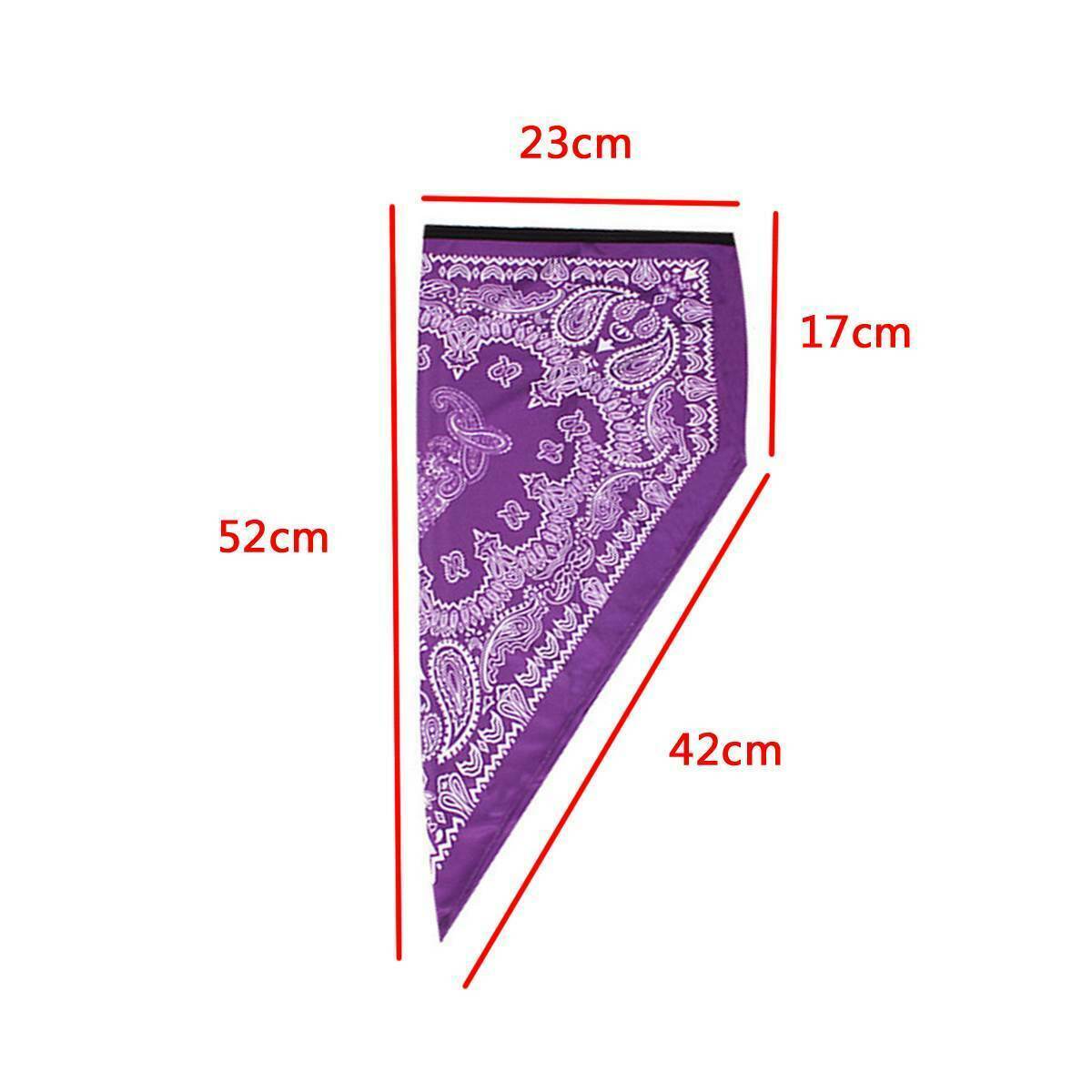 Balaclava UV Protection Face Mask Paisley Print Neck Gaiter Bandana Cover Scarf