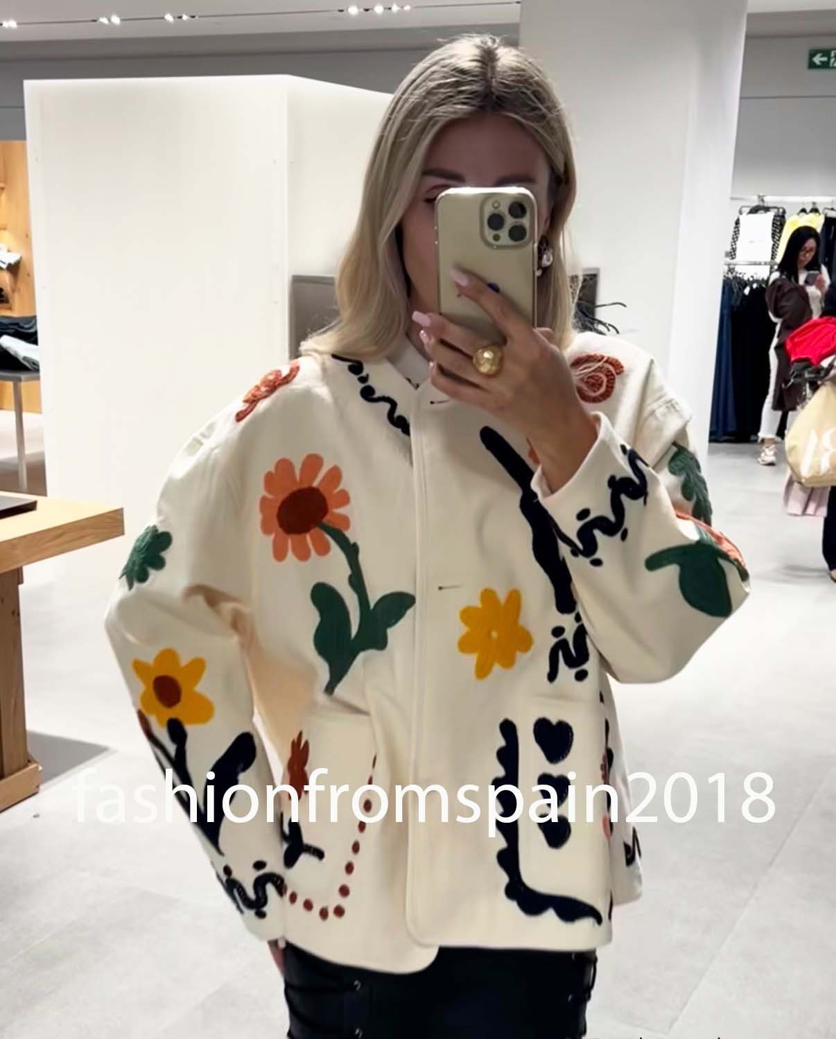 ZARA NEW WOMAN FAUX FUR COAT WITH TOGGLES ECRU XS-XL 8372/300 SALE PRICE!!!