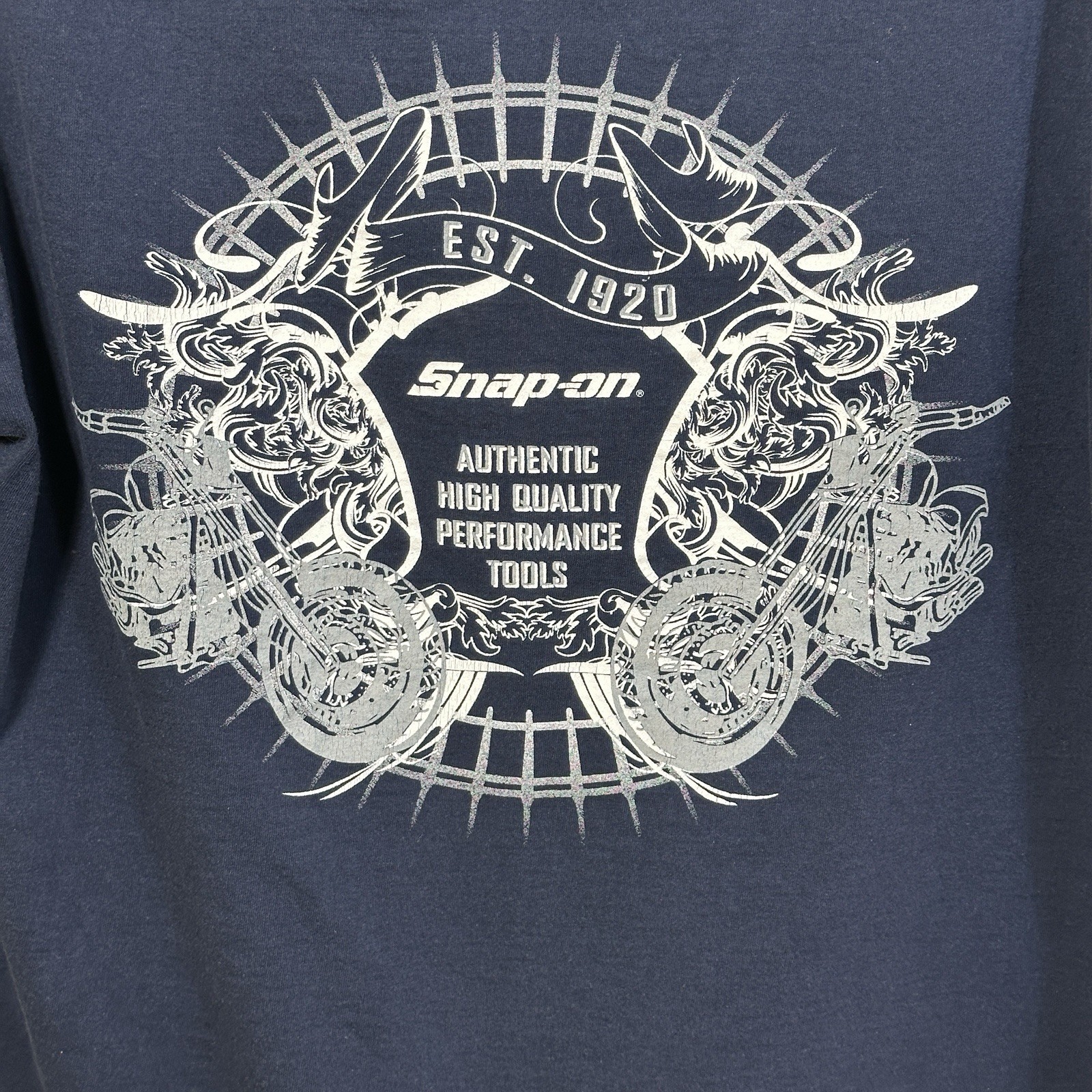 Snap-on Authentic High Quality Performance Tools Large Graphic T-Shirt EST. 1920