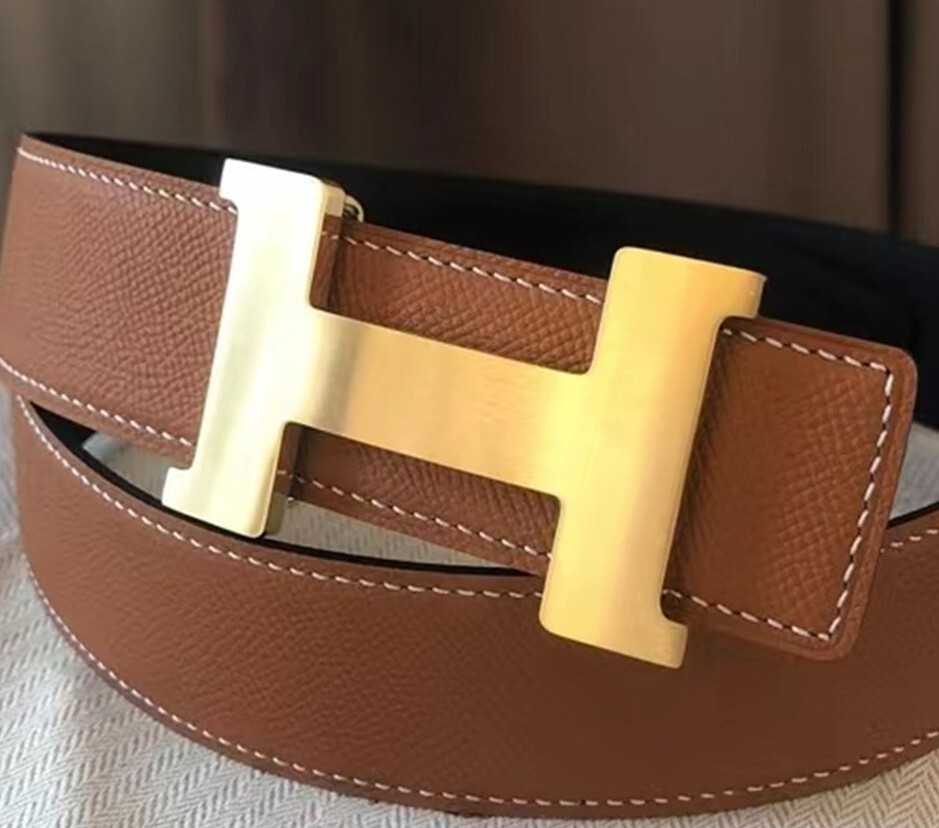 38mm H Gold Brushed Constance Belt Buckle