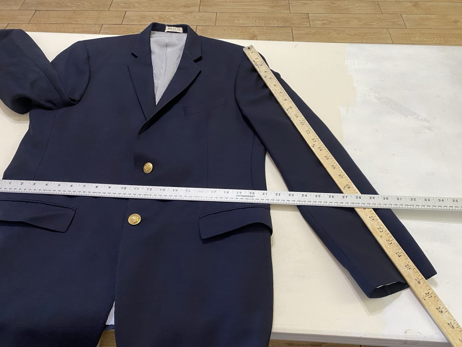 Men’s Todd Snyder Mayfair Fit 100% Wool Two Button Sport Coat Size 44L Worn Once