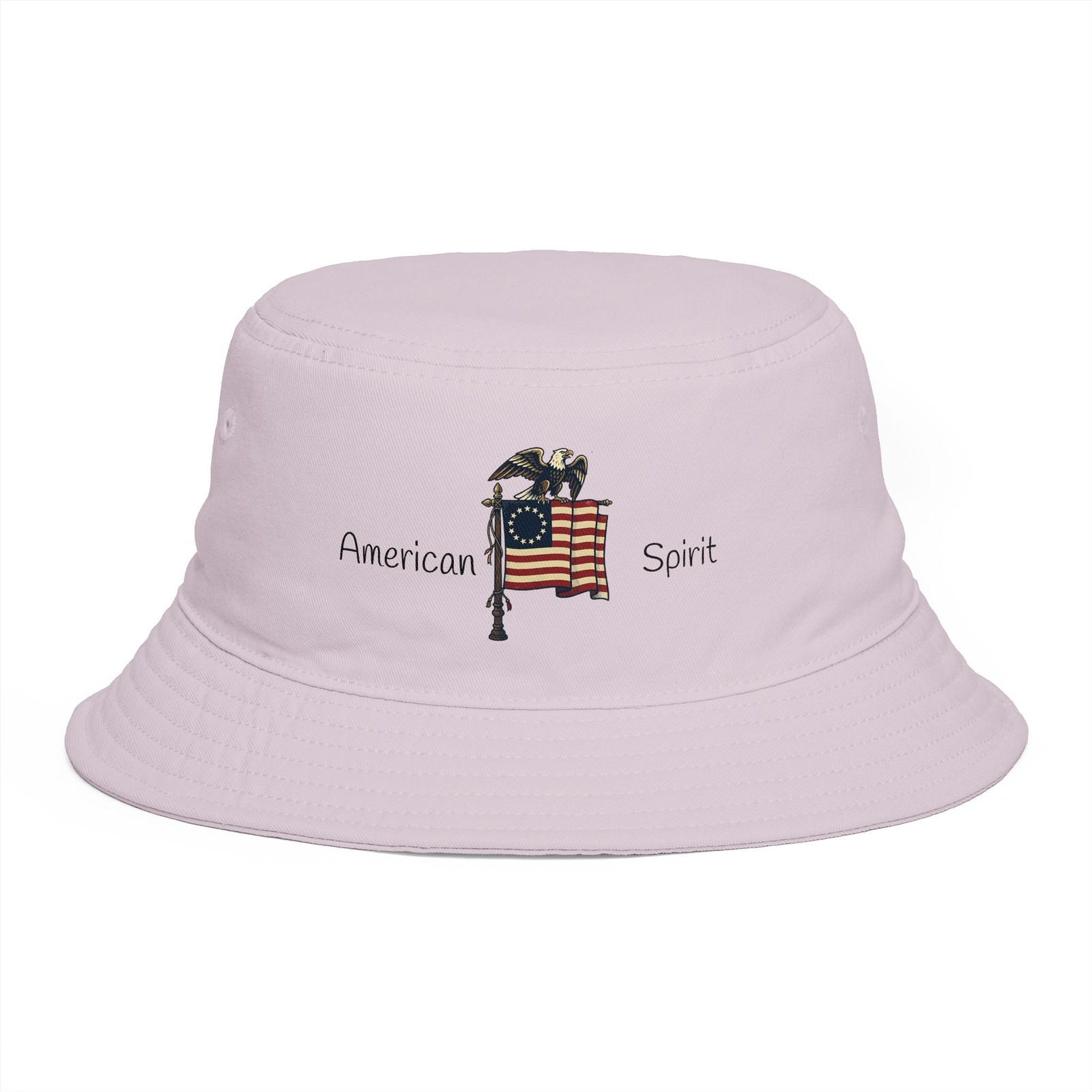 American Spirit Flag bucket hat | Patriotic Eagle Embroidery
