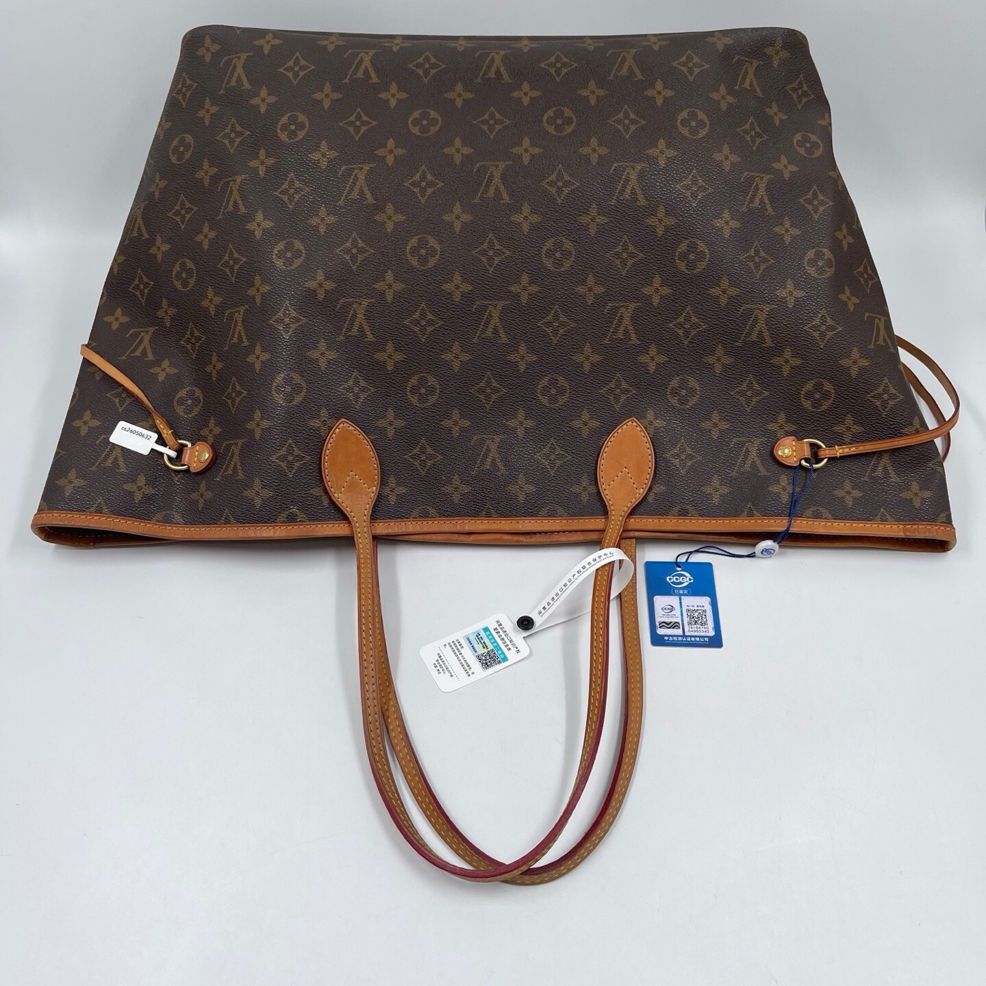 Louis Vuitton Neverfull Monogram Canvas GM Tote Shoulder Bag LV Brown 050632