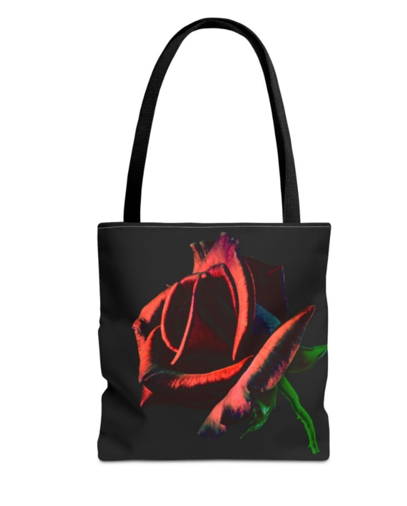 Tote Bag AOP Red Rose