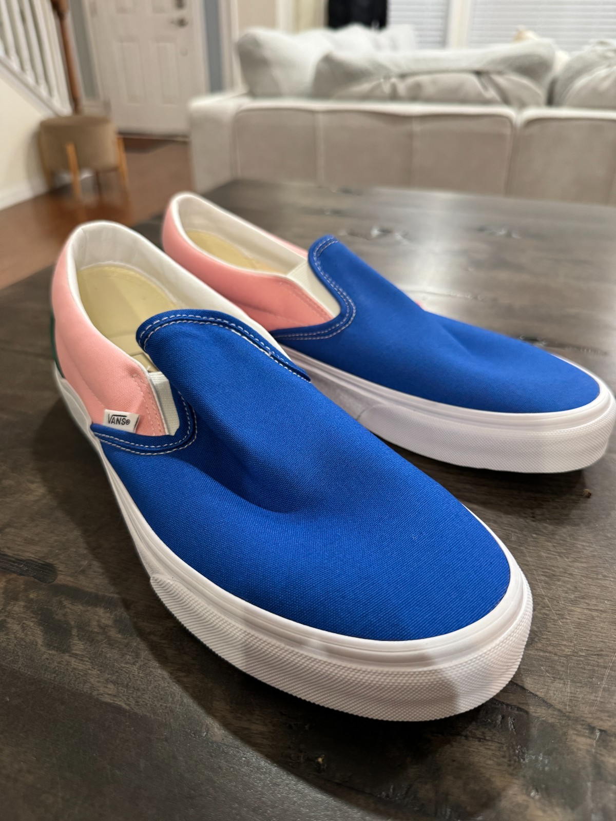 VANS Classic Slip-On ‘Retro Court’ Mutli (SKU VN0A33TB9EJ) Men size 7.5-13