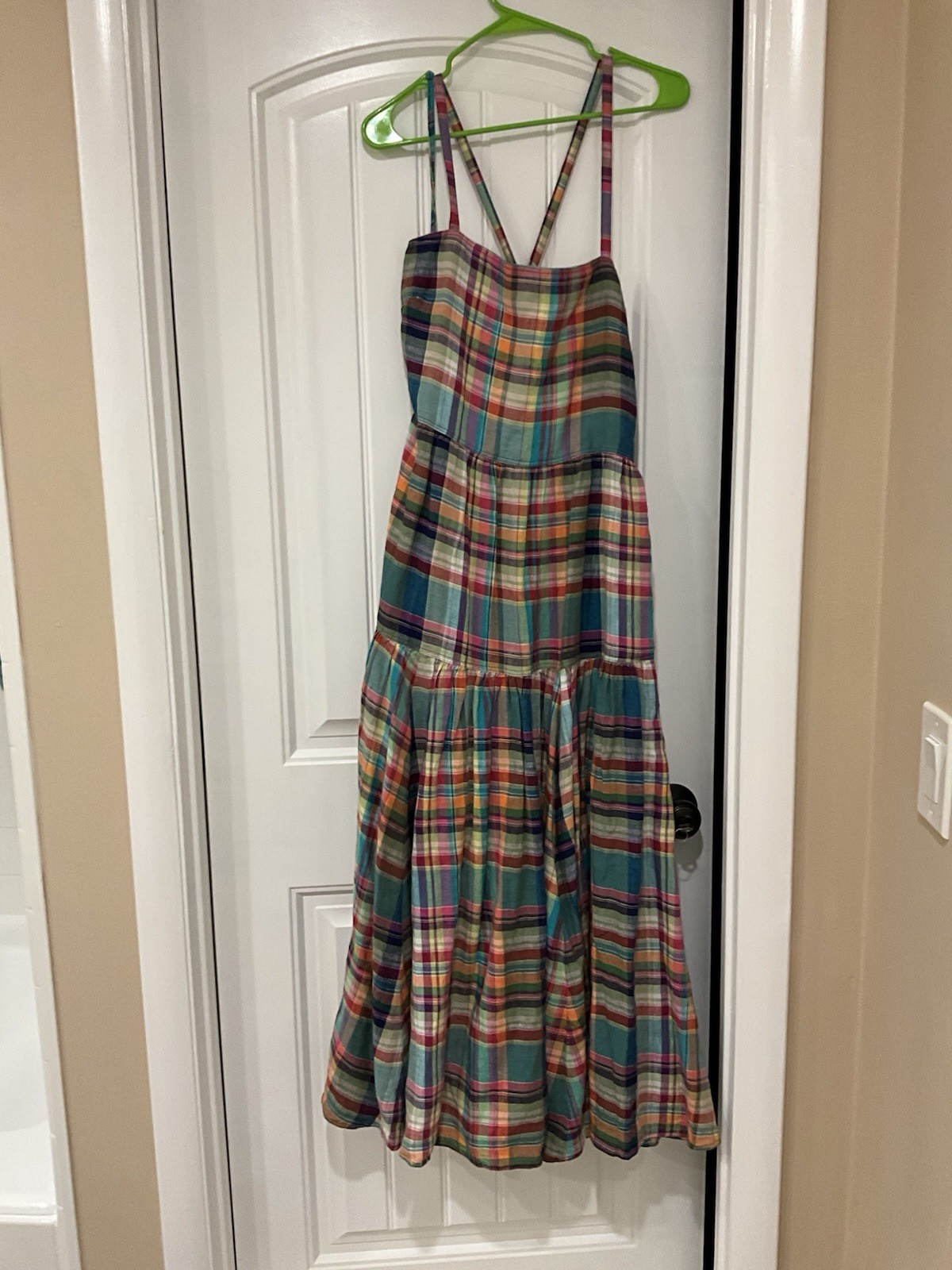 Polo Ralph Lauren Plaid Linen Sundress