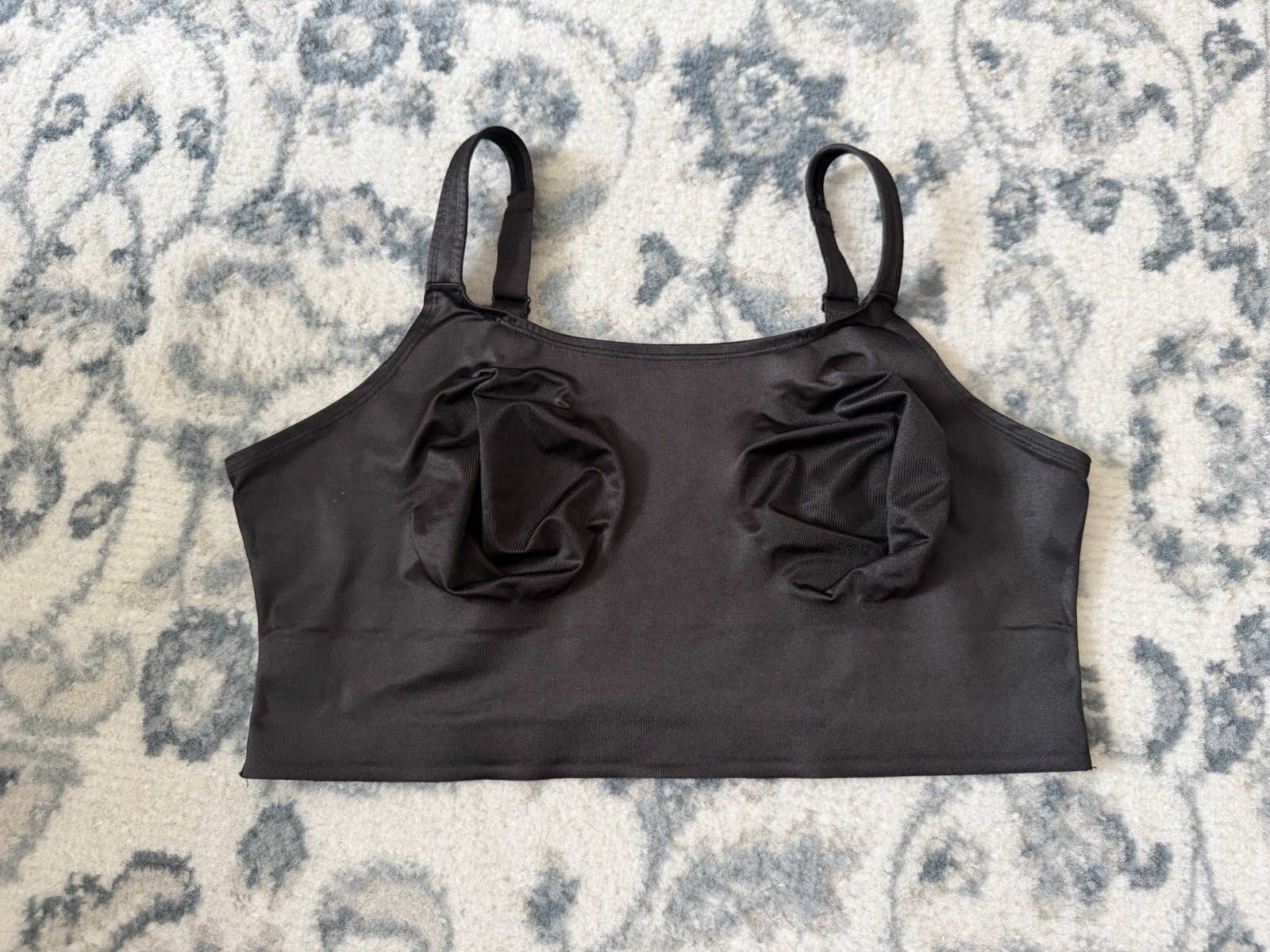 Ruby Ribbon Original Demiette Bra Black Seamless Support Size 44 Style 3029