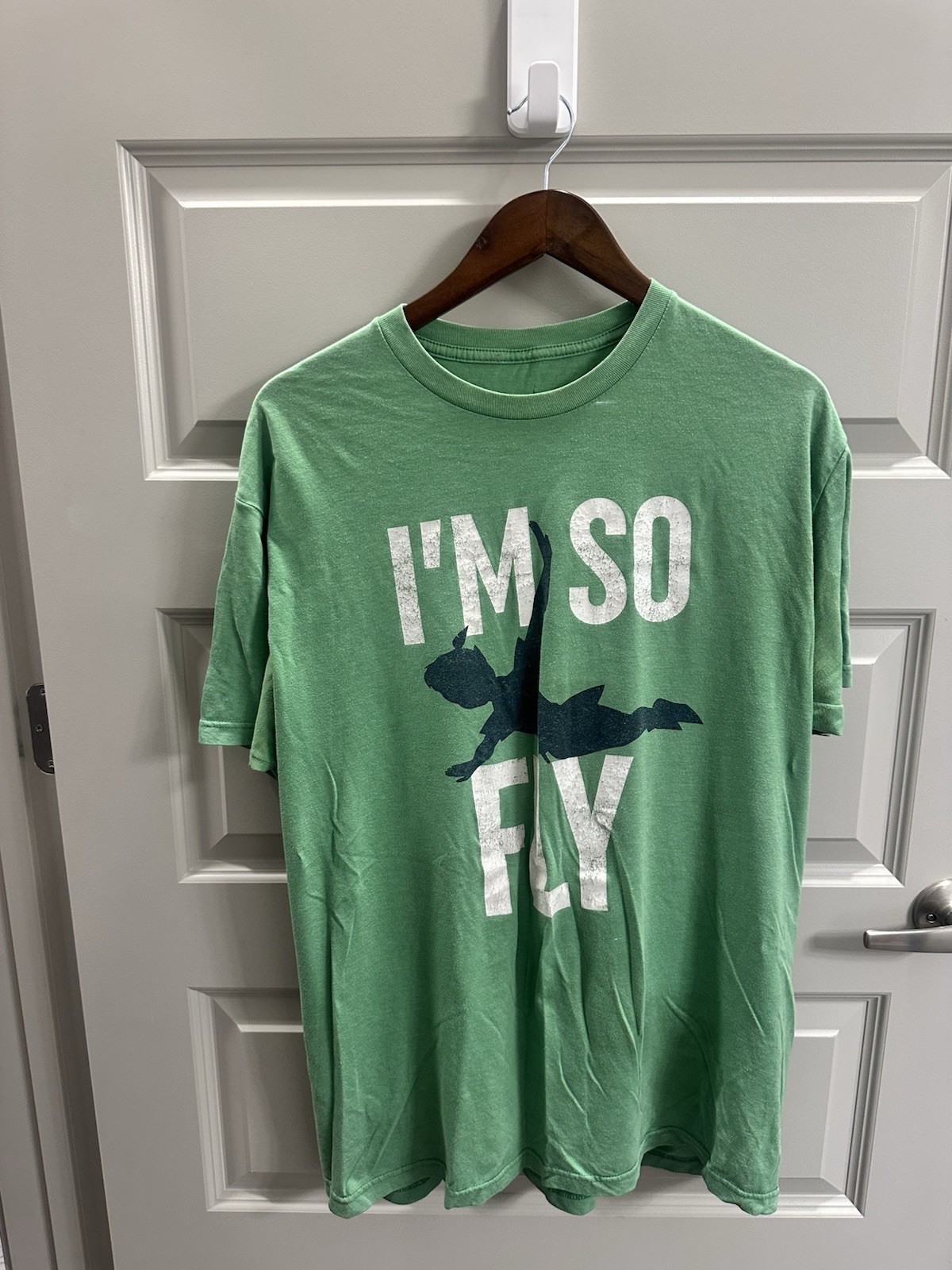 T-shirt Green Peter Pan Size Medium Modern Men’s
