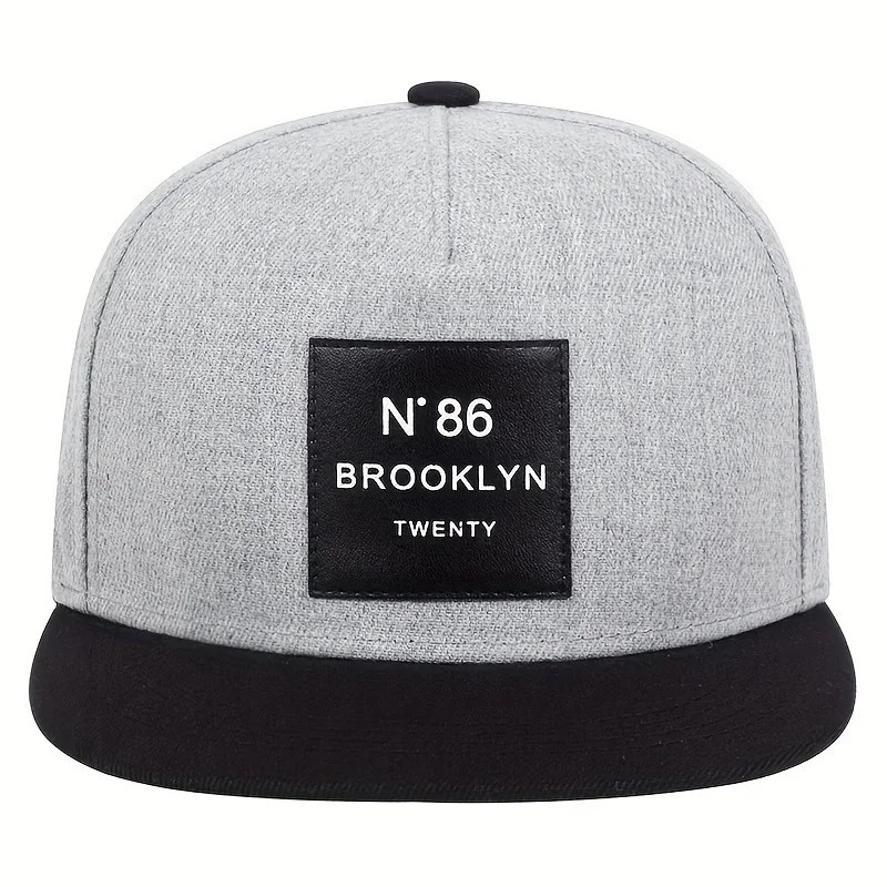 Brooklyn NYC Snapback Hat–Flat Brim Streetwear New York NY Cotton Baseball Cap