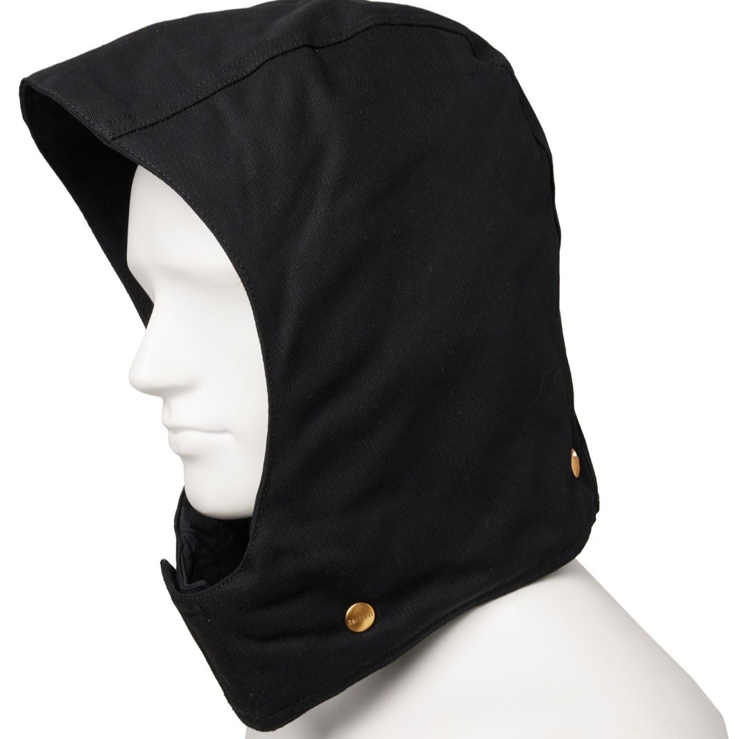 Carhartt Firm Duck Insulated Canvas Hood Size 2X-5XL Black Cotton