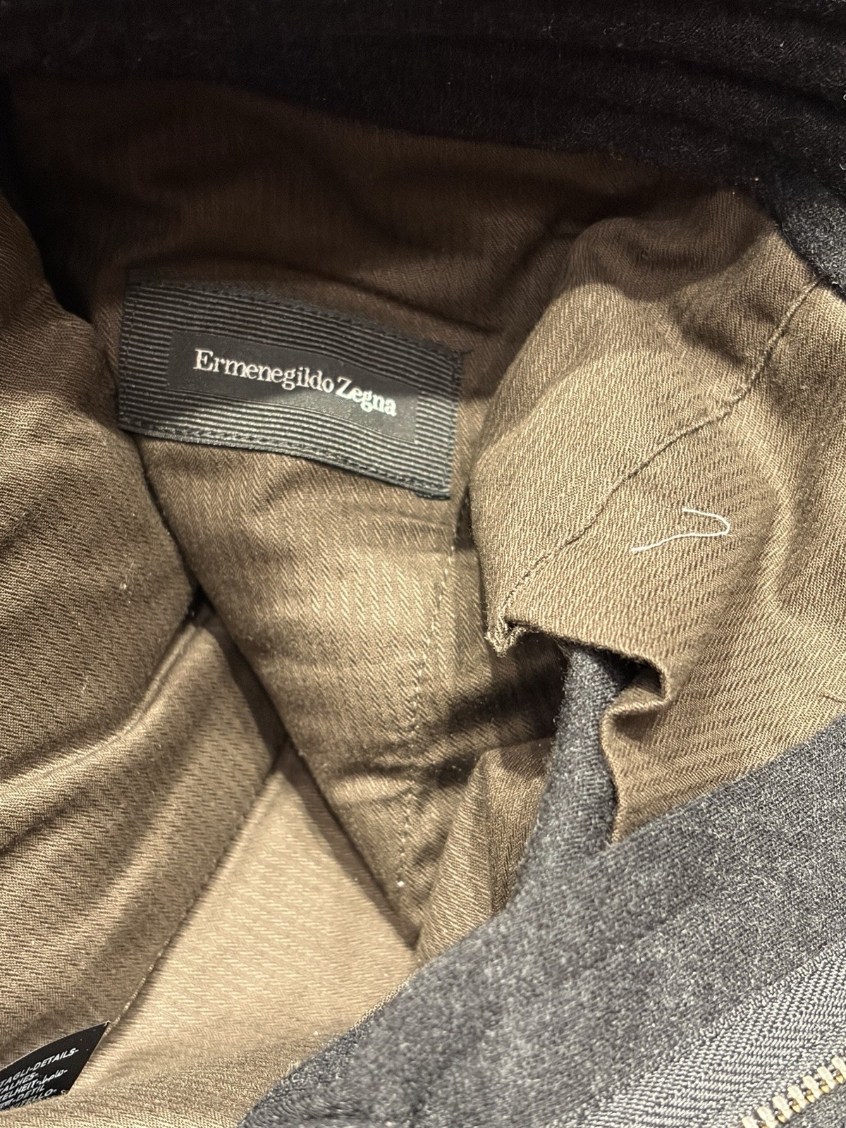 **Zegna Mens Luxury Grey Wool Drawstring Sweatpants. SZ S/48 WOW $1050 Retail
