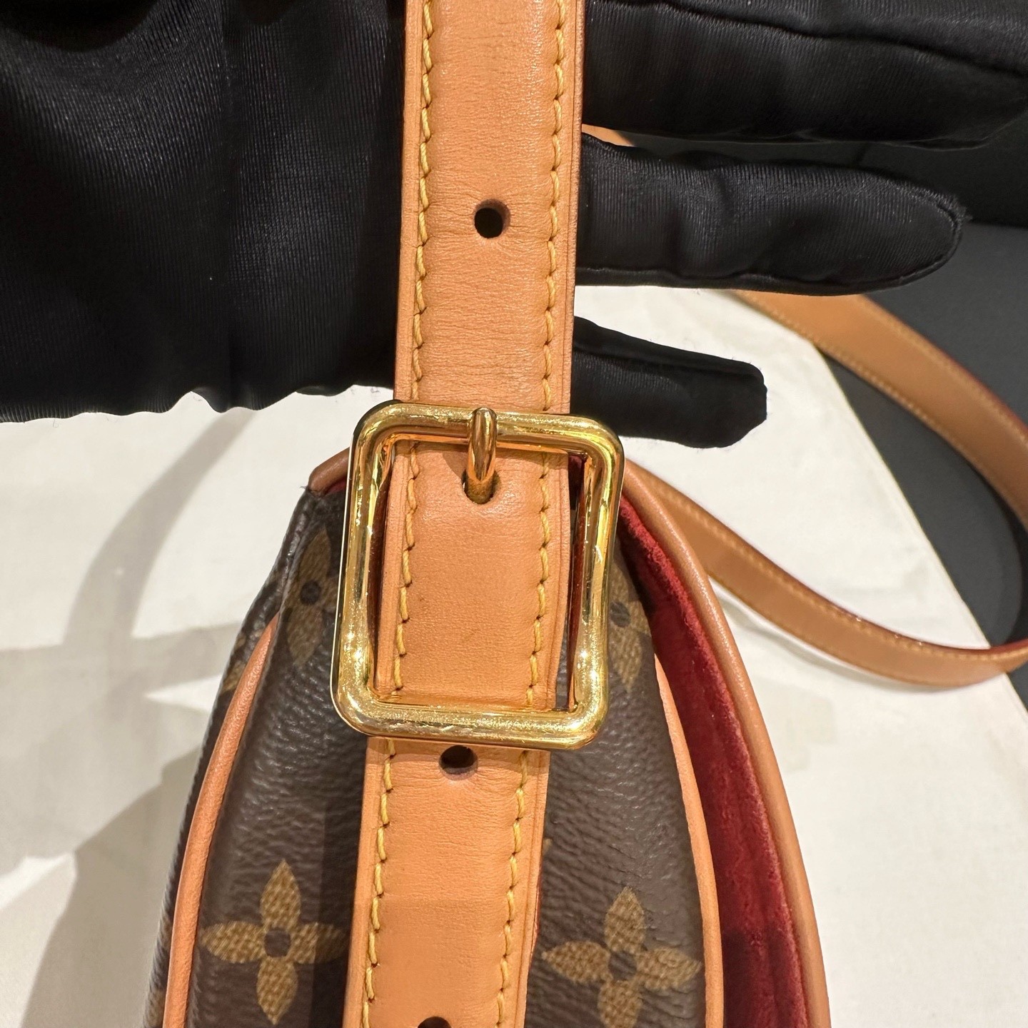 Louis Vuitton Pre-Owned Authentic Saddle Bag Brown Free Tracked Shipping