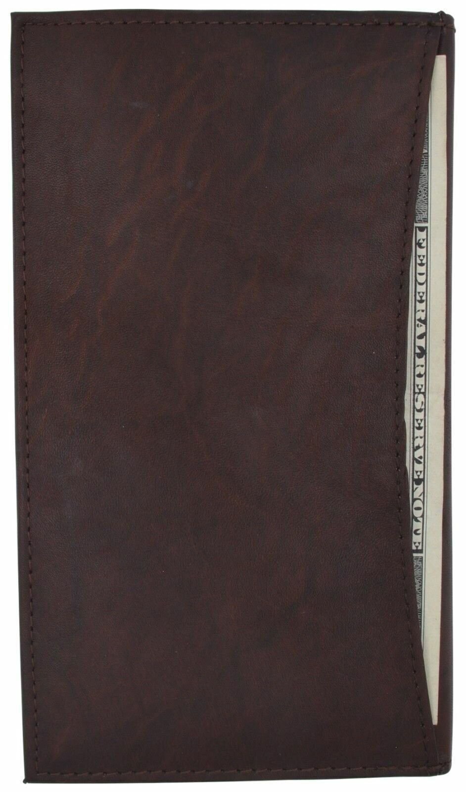 Genuine Leather Credit Card Holder Wallet 19 Card Slots + 1 ID Window