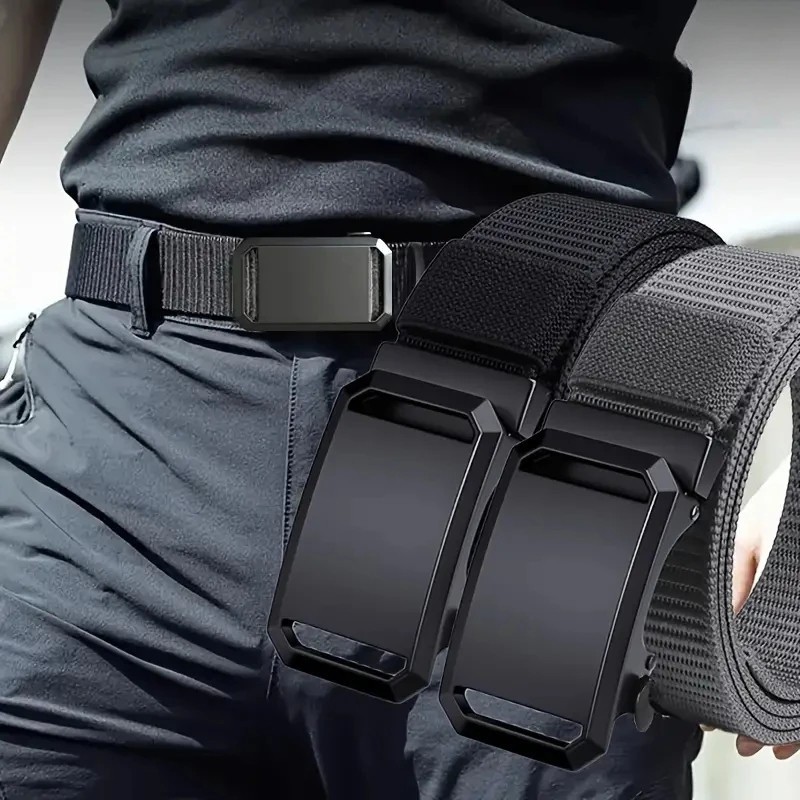 High👖quality belt with automatic buckle🔗tactical work pants made of fabric
