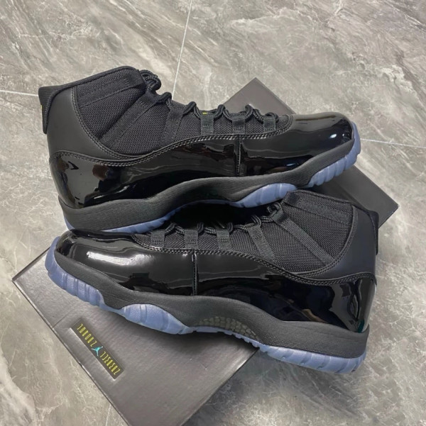 Air Jordan 11 “GAMMA” Blue Black High Top Retro Basketball Shoes For Men