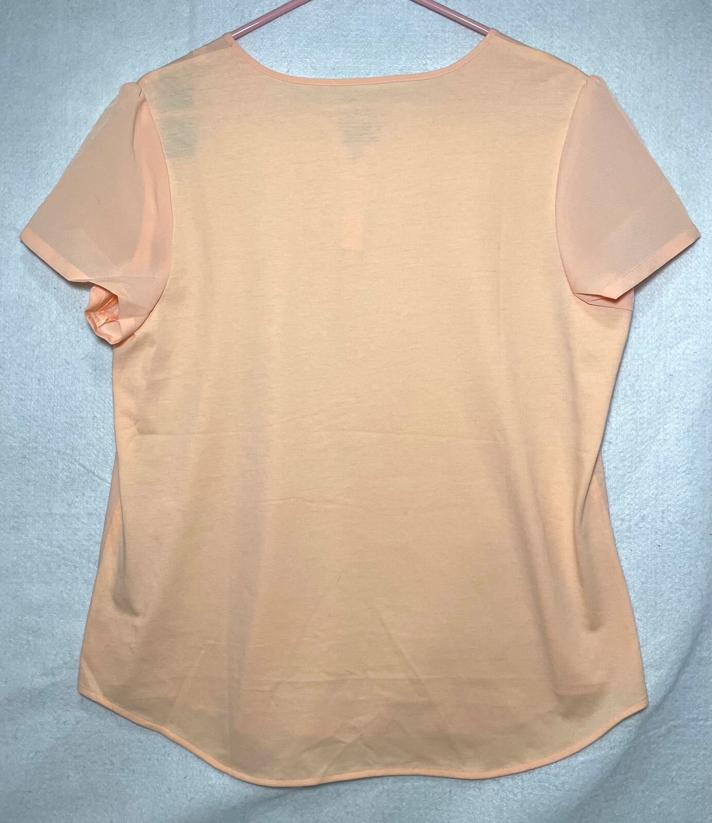 Women’s Blouse Van Heusen, Short Sleeves Top Mint Green, Blue, Cantaloupe NWT