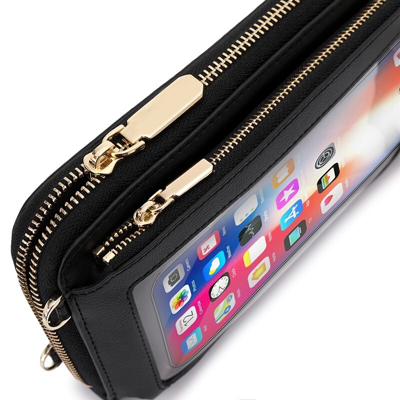 Women Touch Screen Bag Crossbody Cell Phone Purse Shoulder RFID Blocking Wallet