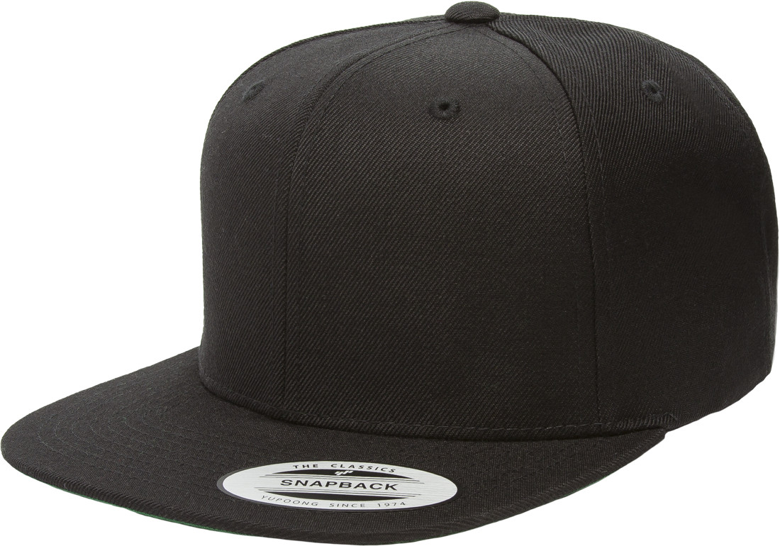 Yupoong Classic Snapback Hat Baseball Cap Plain Blank Snap Back 6089 Adjustable