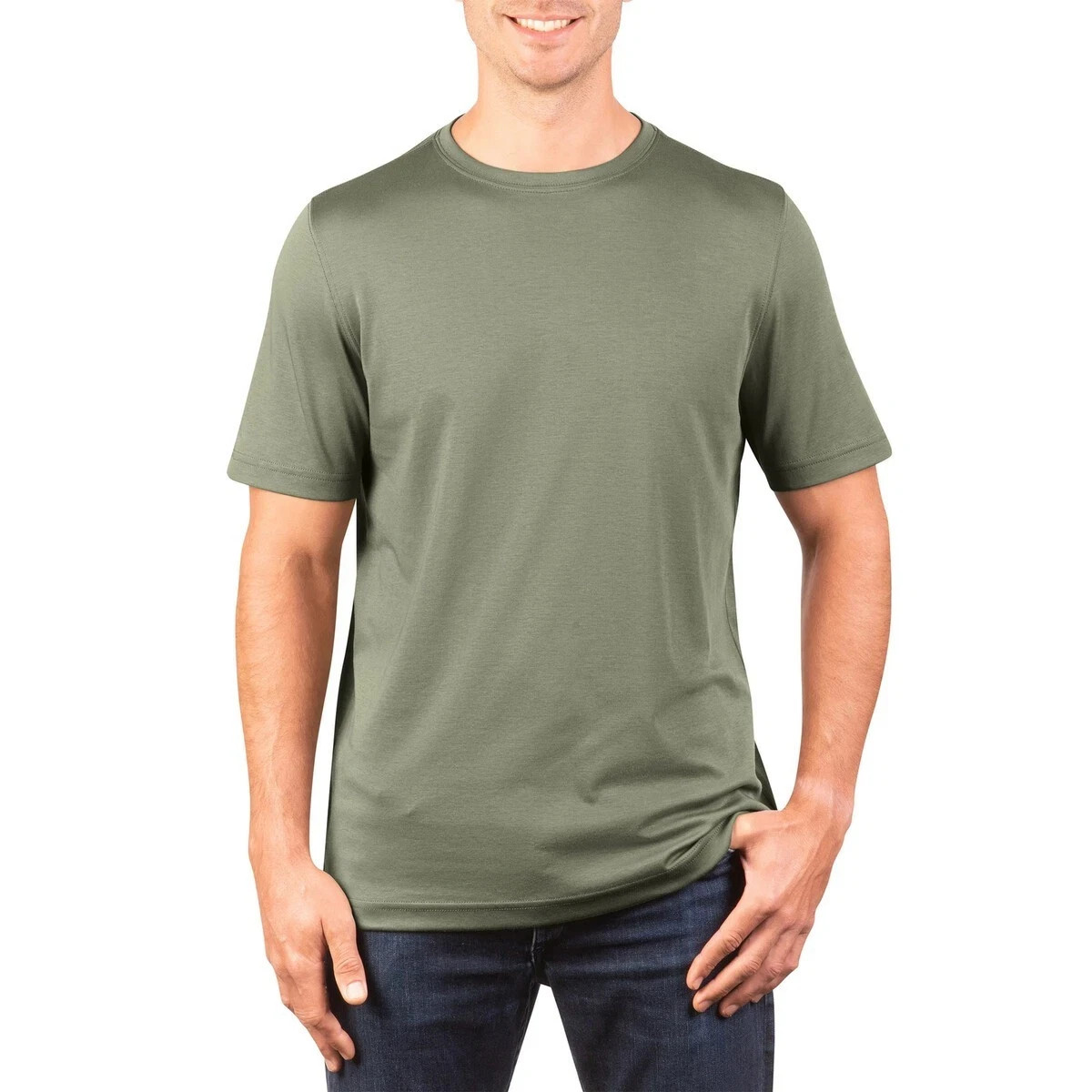 Kirkland Signature Men’s 100% Pima Cotton Tee Shirt