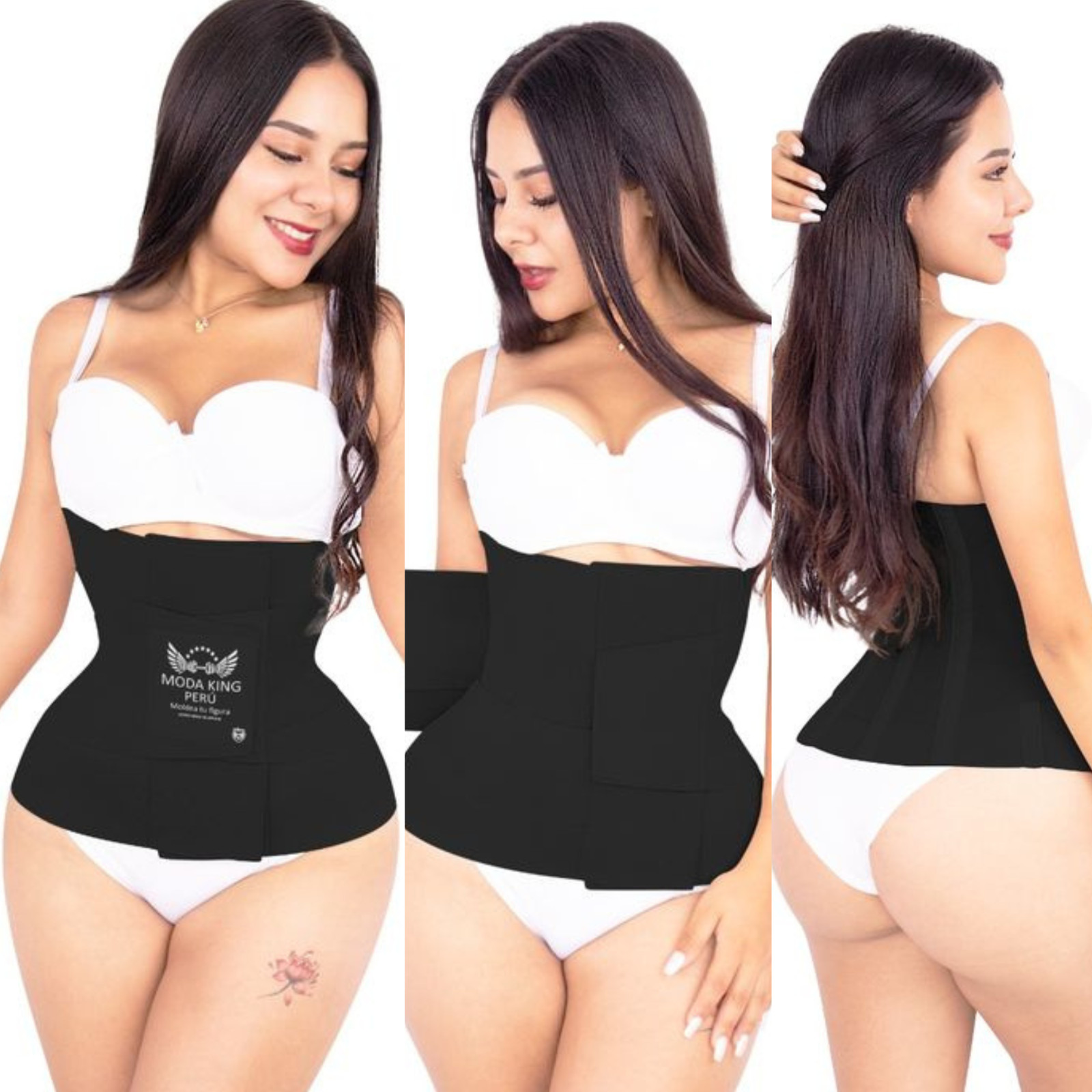 Fajas Moda King Peru Hourglass Waist Trainer Cinturilla Reloj de Arena