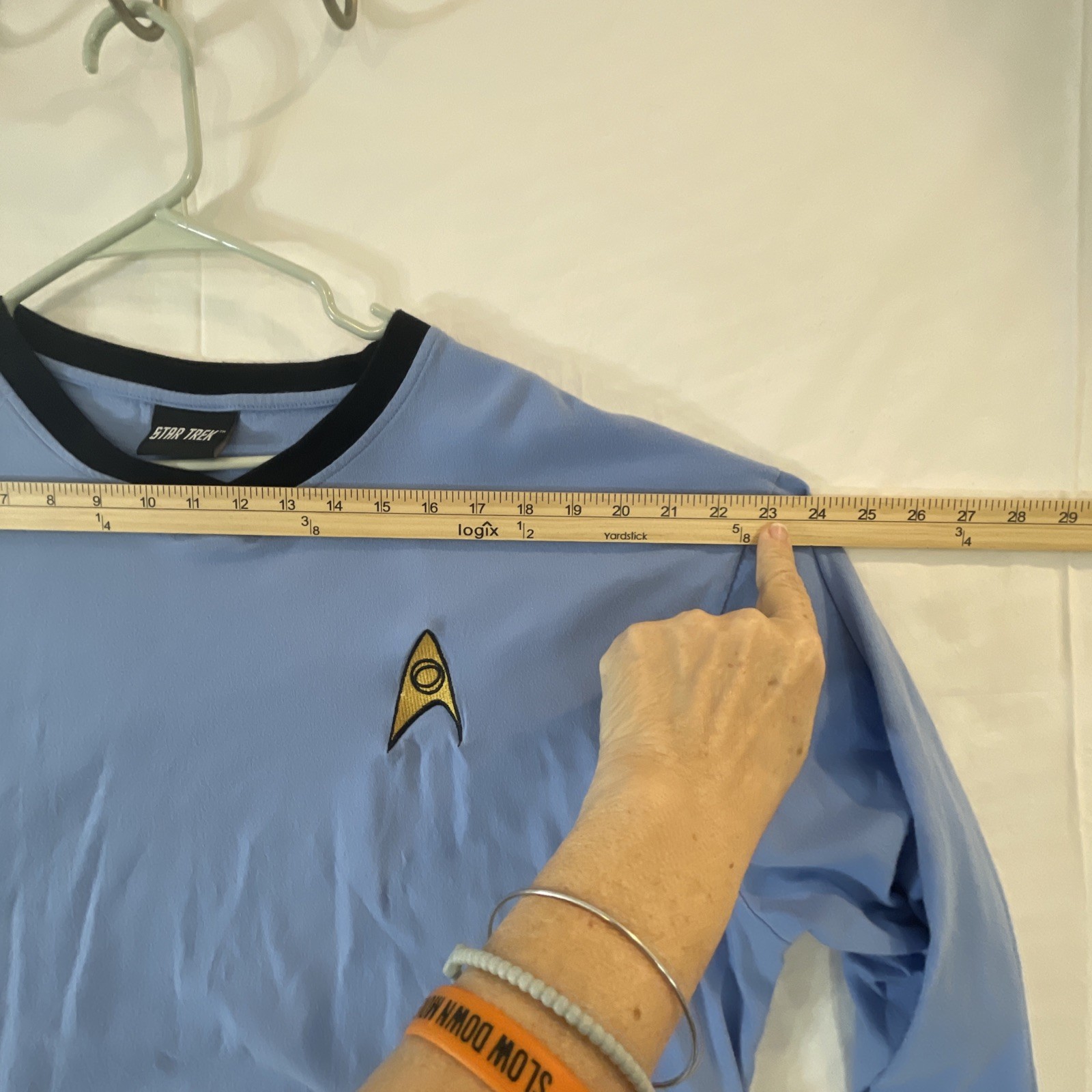 HALLOWEEN COSTUME RUBIE’S STAR TREK SPOCK SHIRT ADULT SZ XL **READ** Party Fun