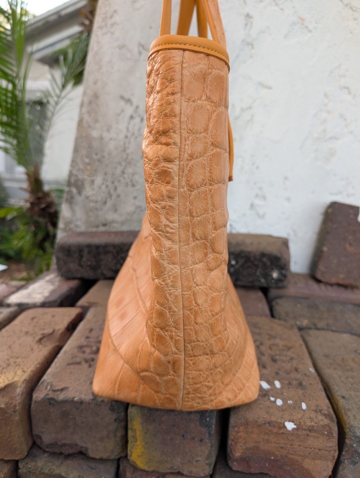 Genuine Wild Alligator Ladies Carry Bag Purse Tote gator swamp leather MR61