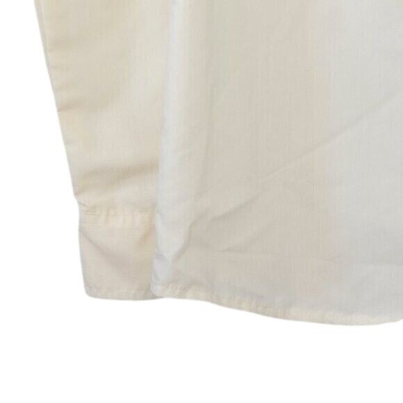 Byc Homme Woman Size XL Long Sleeve Ivory Button-Up Shirt