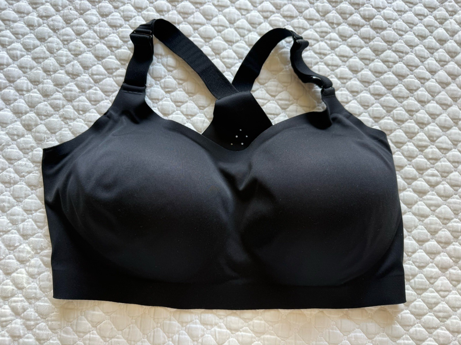 2 All in Motion High Support Wireless Sports Bra XL Black Padded Racerback