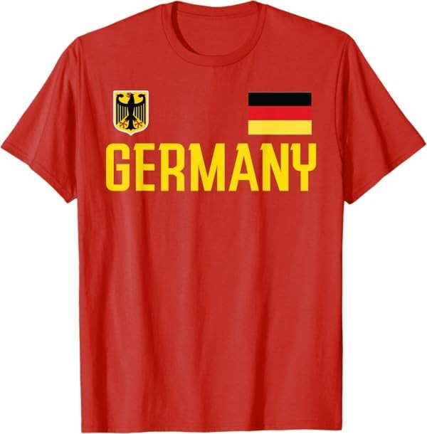 Germany Flag Deutschland Football Soccer Fan Men Women T-Shirt