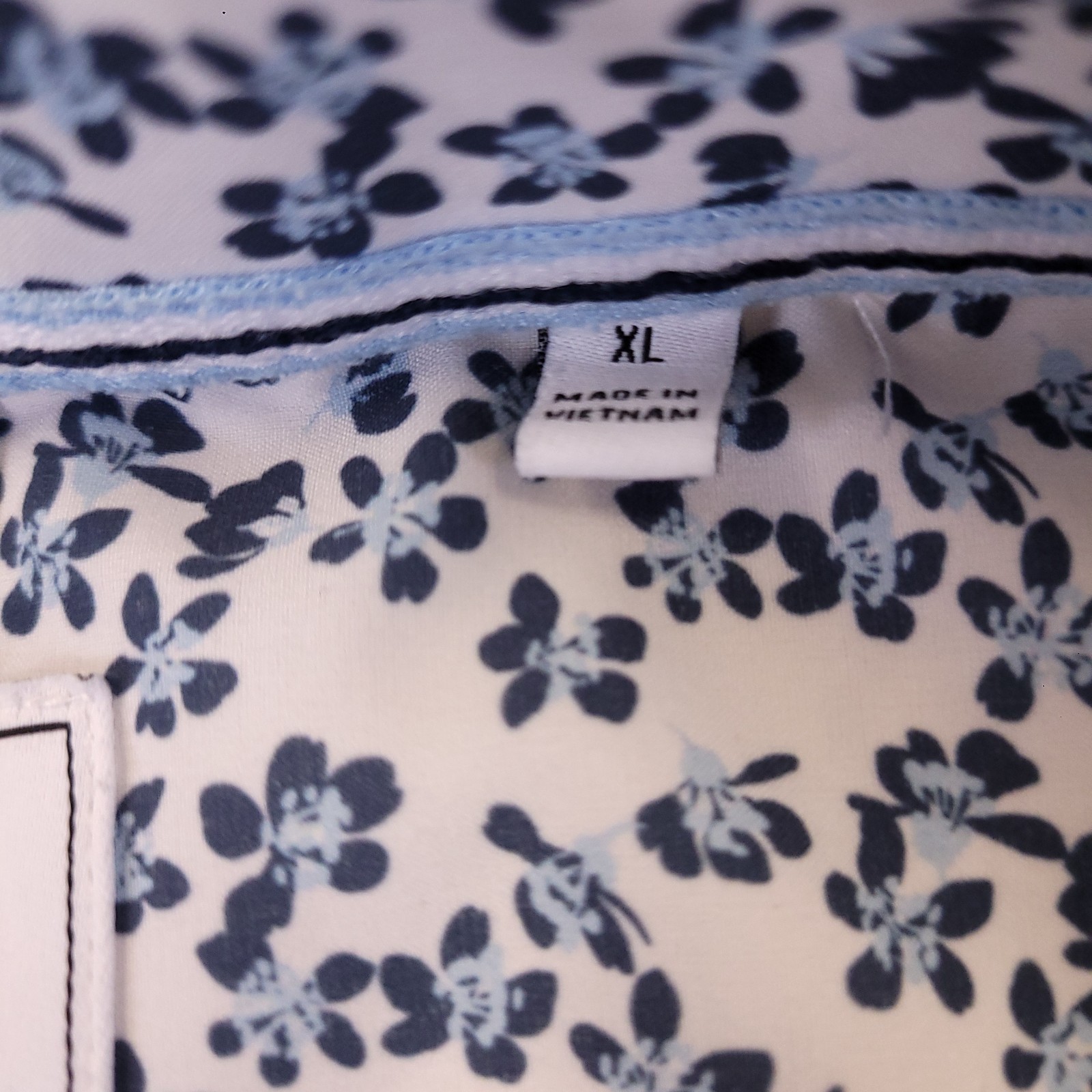 7D 7 Diamonds Bowen 4 Way Stretch Woven Shirt Mens XL Floral Geometric Spread