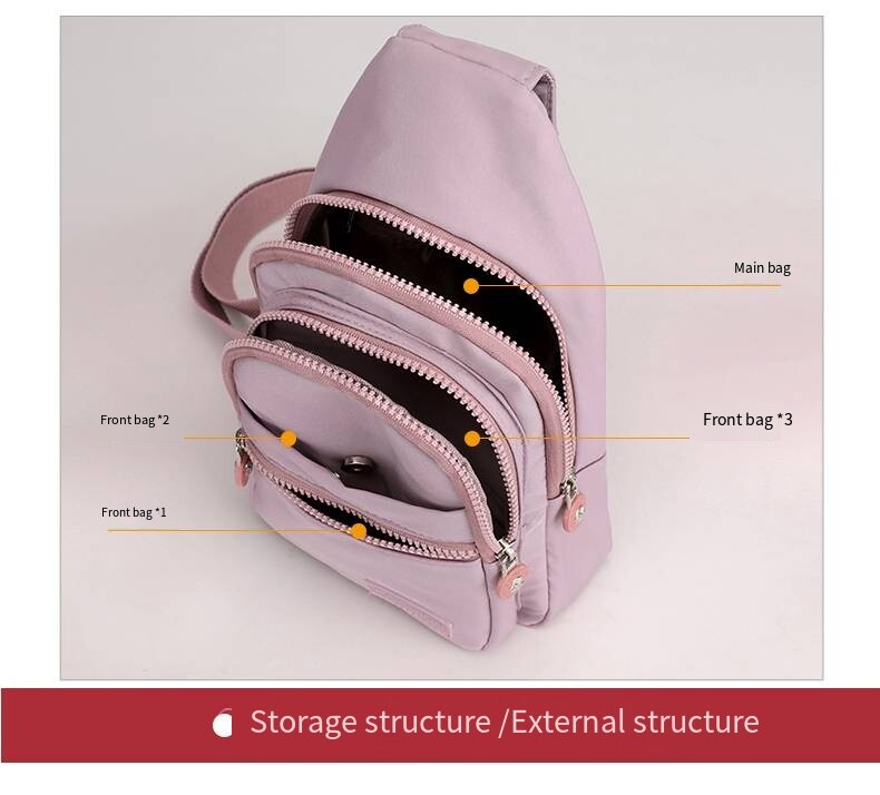 Crossbody Shoulder Bags Chest Sling Bag Fanny Packs Travel Sport Backpack Unisex