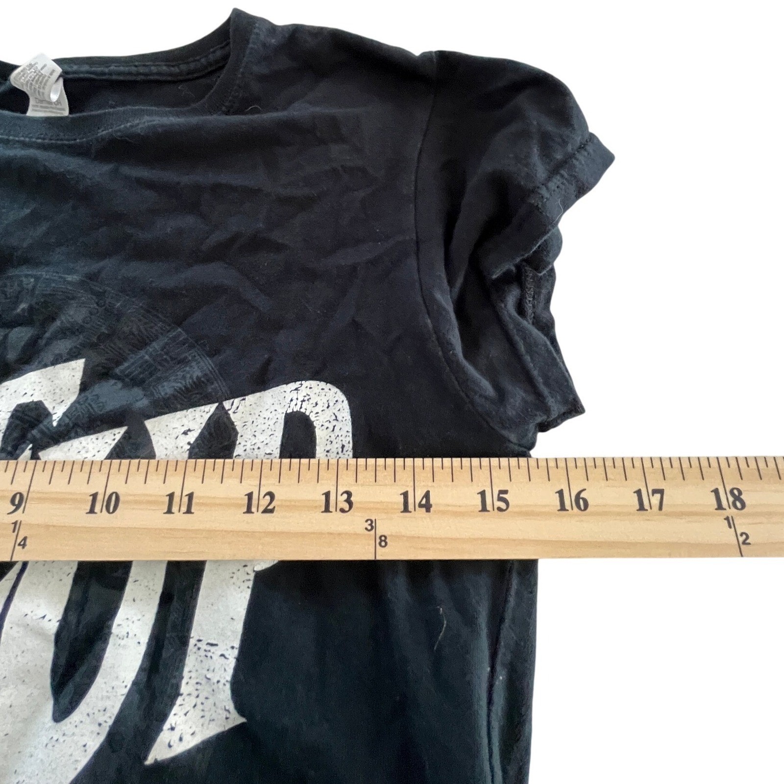 Rise Up Graphic T Shirt Black 100% Cotton Statement Tee Softstyle