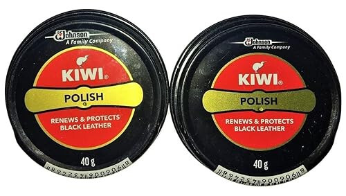 Kiwi Shoe Polish Paste Black (Pack Of 2)