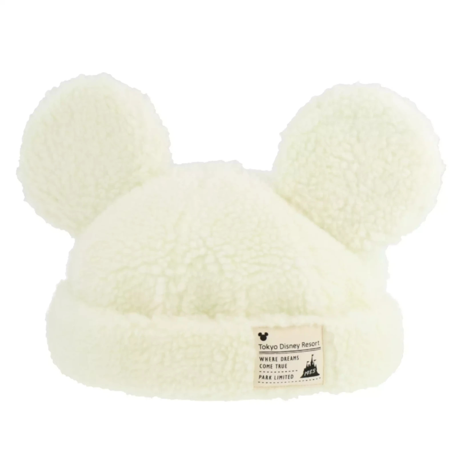 Tokyo Disney Resort Mickey Ear Fluffy Beanie Hat Adult Japan 【US STOCK】