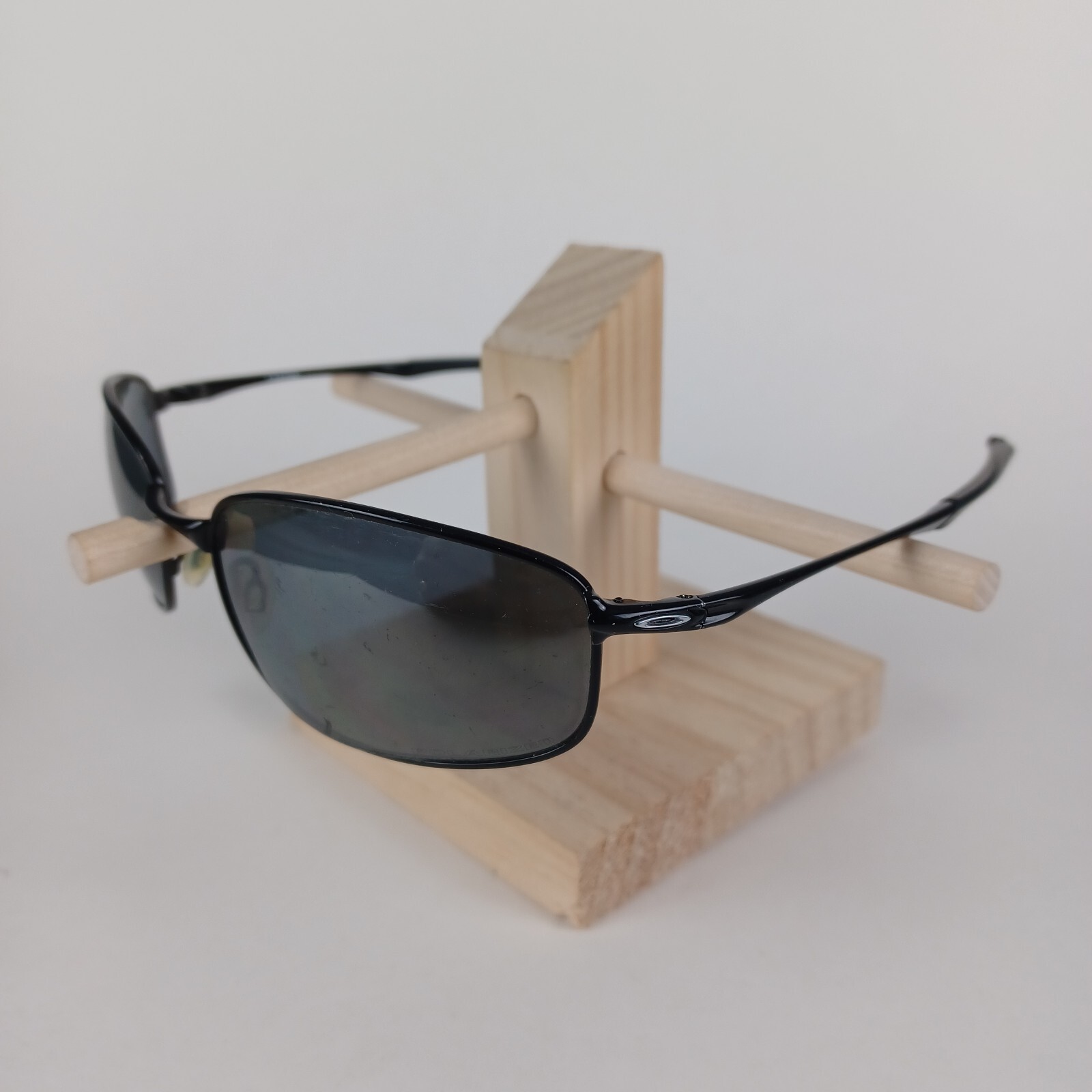 Oakley Taper Sunglasses Frame OO4074-04 Shiny Black Wrap Metal 61 17 121mm