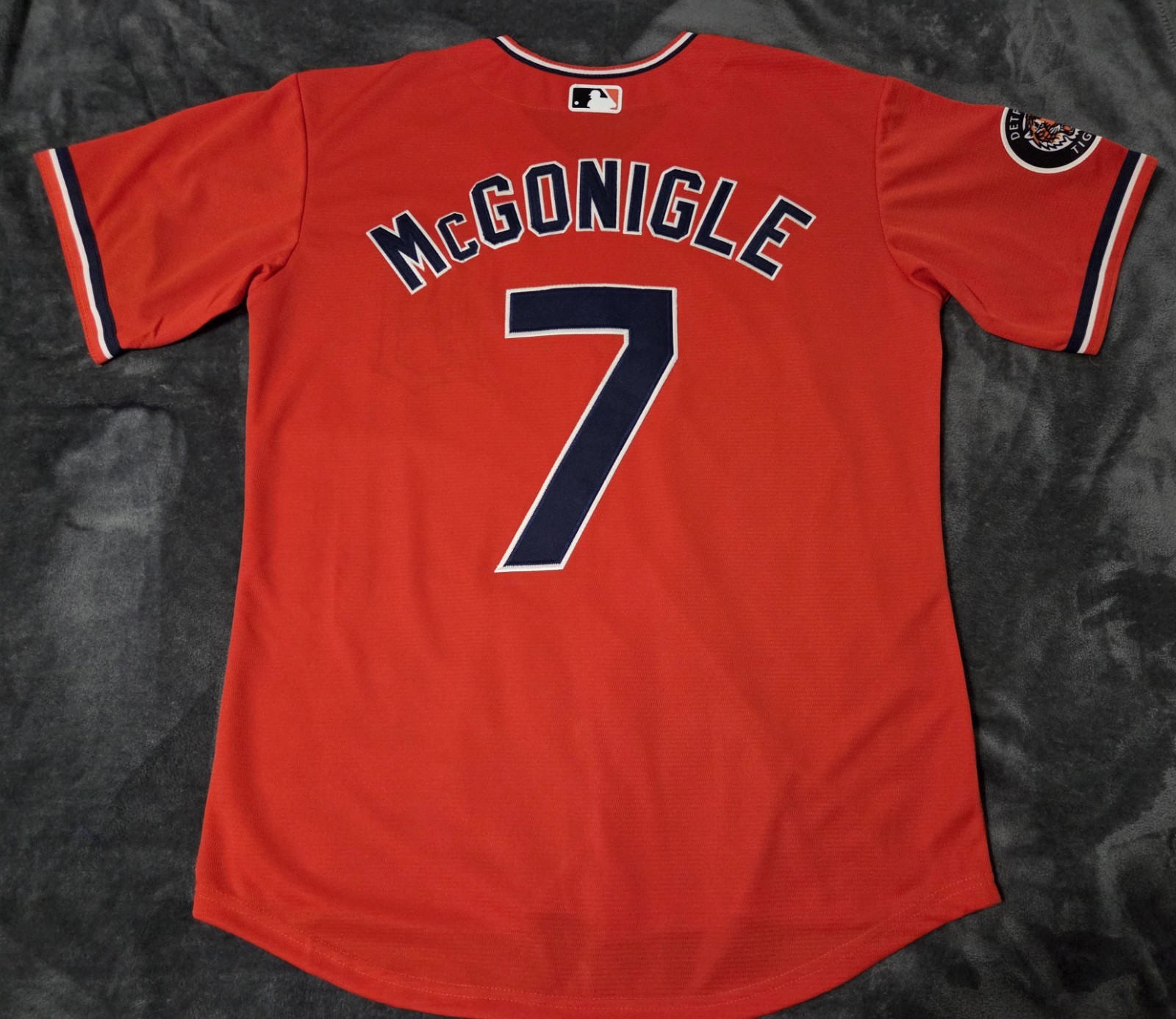 Fast Free Shipping! Large Kevin McGonigle Detroit Tigers Stitched Jersey 7