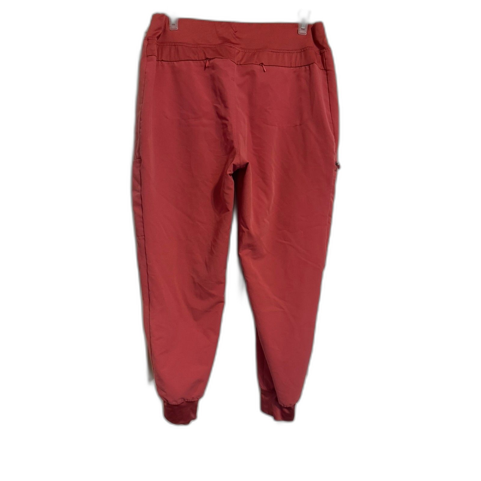#030 – White Cross V-tess 7-Pocket Yoga Waist Cargo Jogger Slate Rose Size XL R