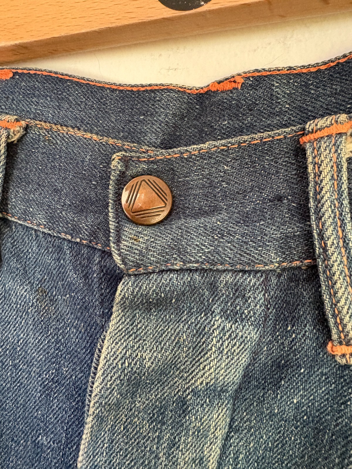 Vintage 1930s 40s Buckle back jeans