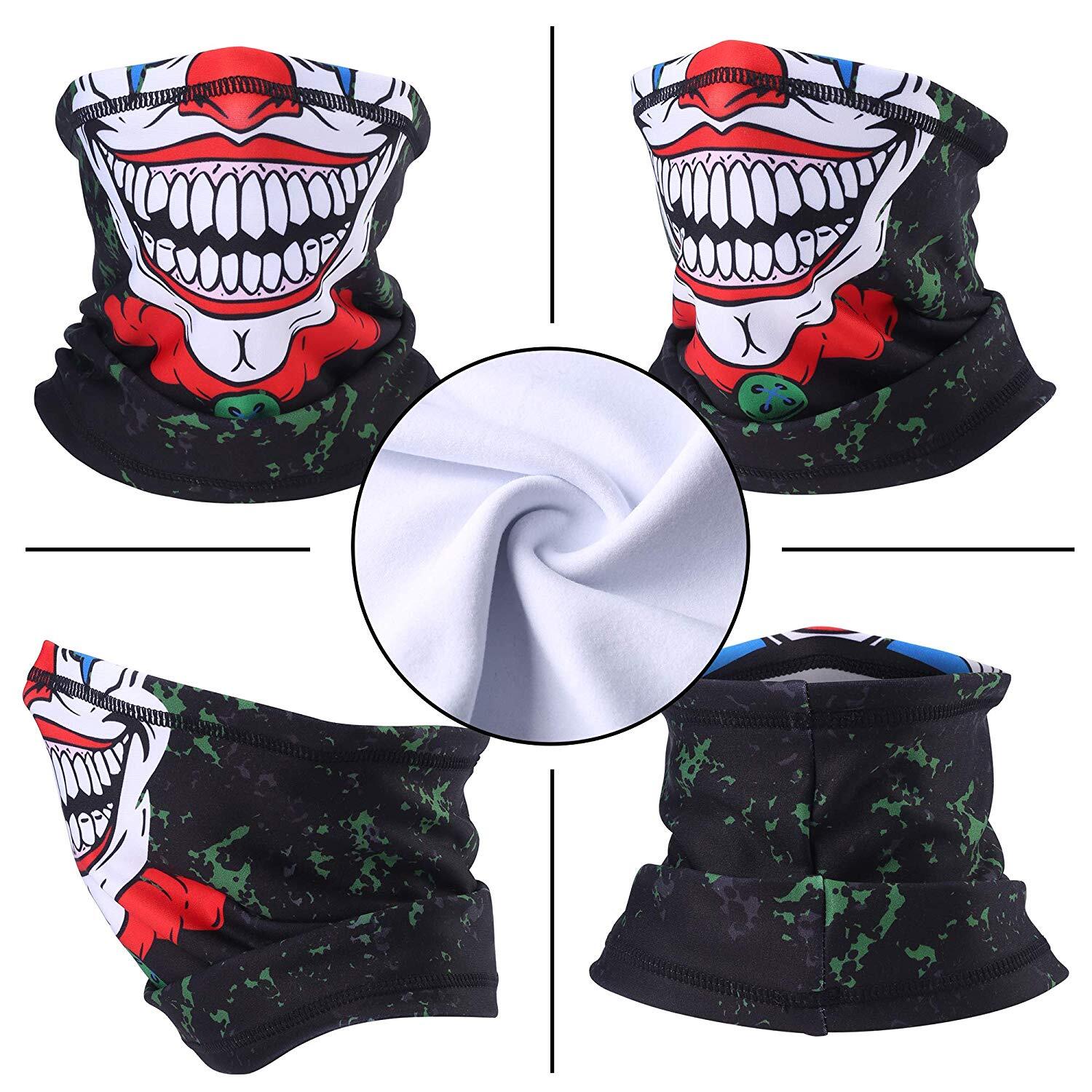 Winter Neck Warmer Gaiter Fleece Windproof Face Mask Cover Scarf for Men & Women