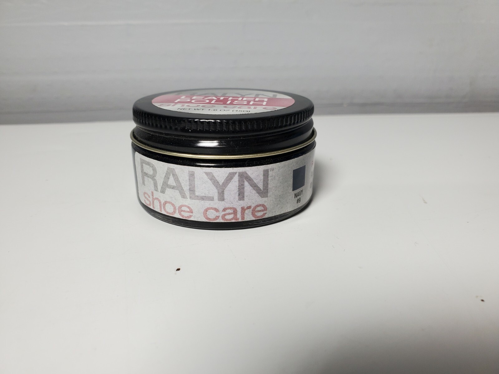Shoe Polish Leather Polish Cream leather shoe polish Navy #9 Made USA 1.6 Oz.