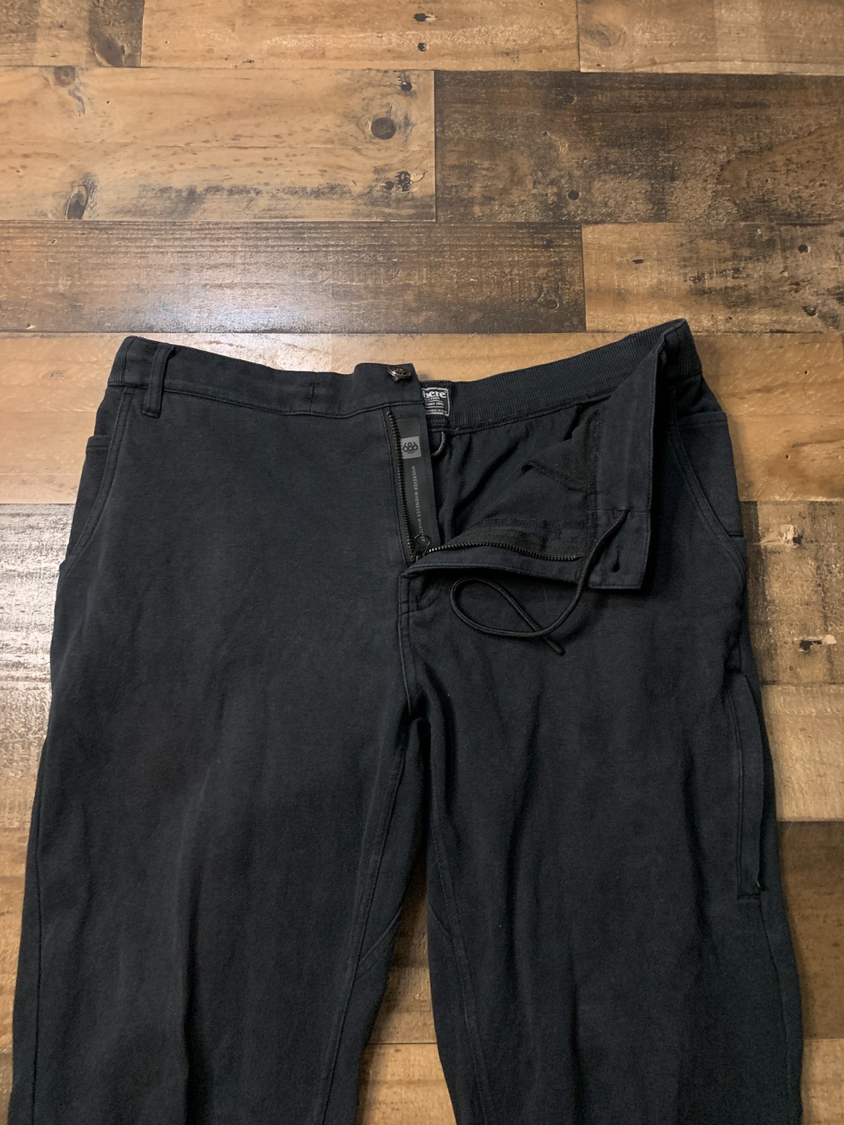 686 Everywhere Performance Double Knit Pants Mens Large Faded Slim Fit ,