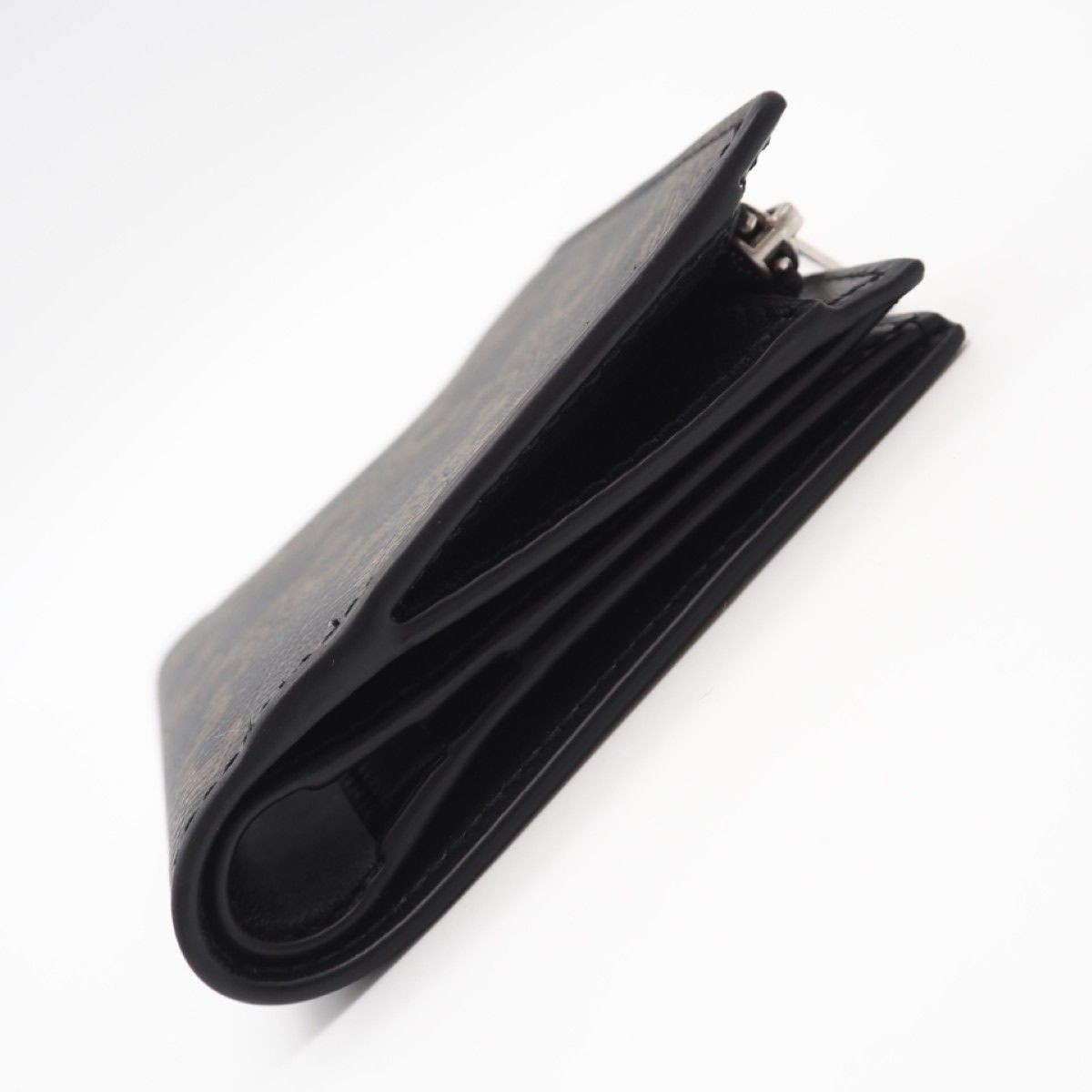 Returns accepted within 3 days Condition CELINE Triomphe Canvas Compact Wallet