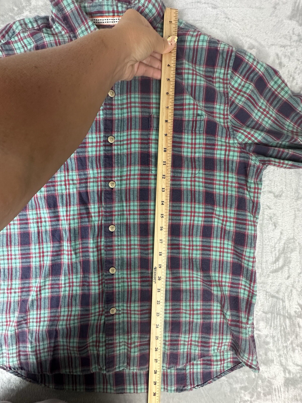 The Normal Brand Shirt Mens XL Long Sleeve Plaid Flannel Button Up Shirt Casual