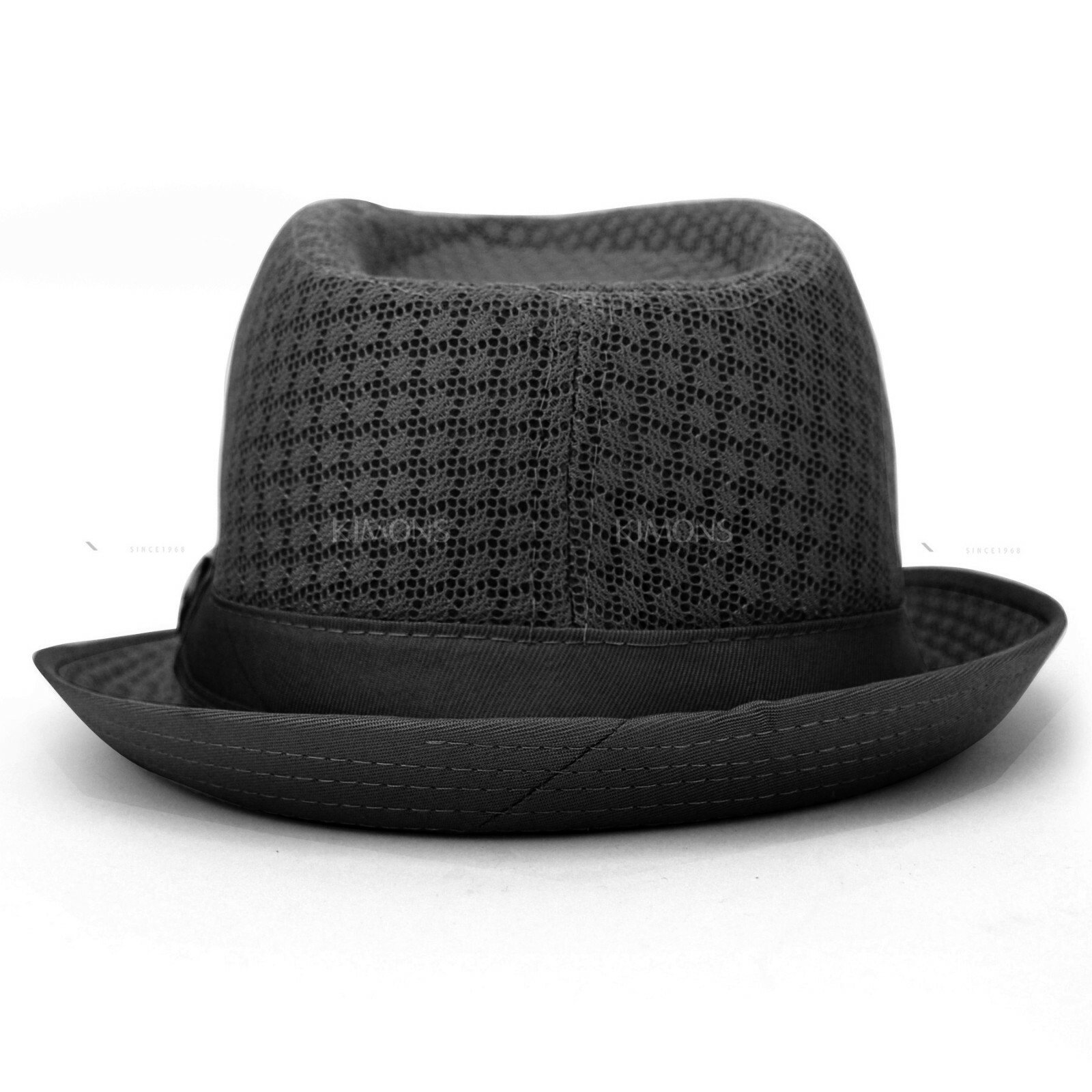 Light Weight Mesh Fedora hat Porkpie Summer Classic Trilby Cuban Beach Sun Cap