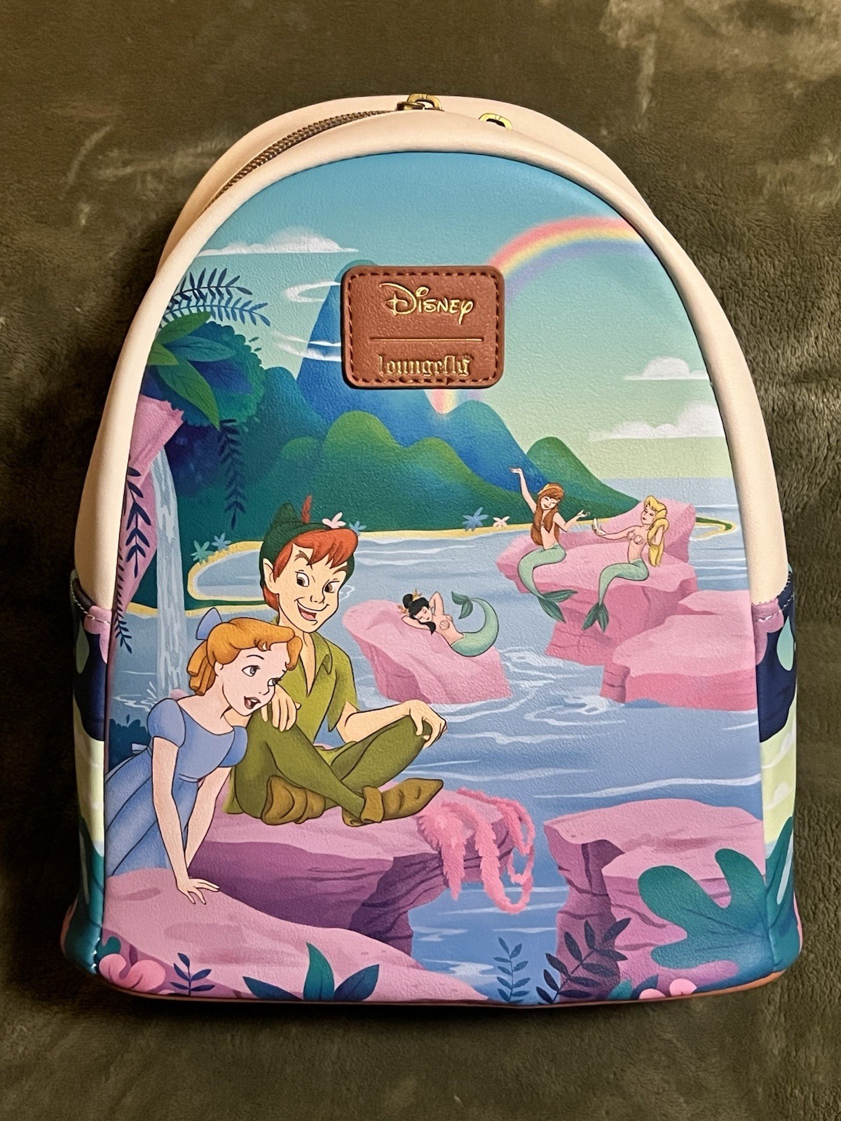 NEW Loungefly Disney Peter Pan Mermaid Lagoon Mini Backpack