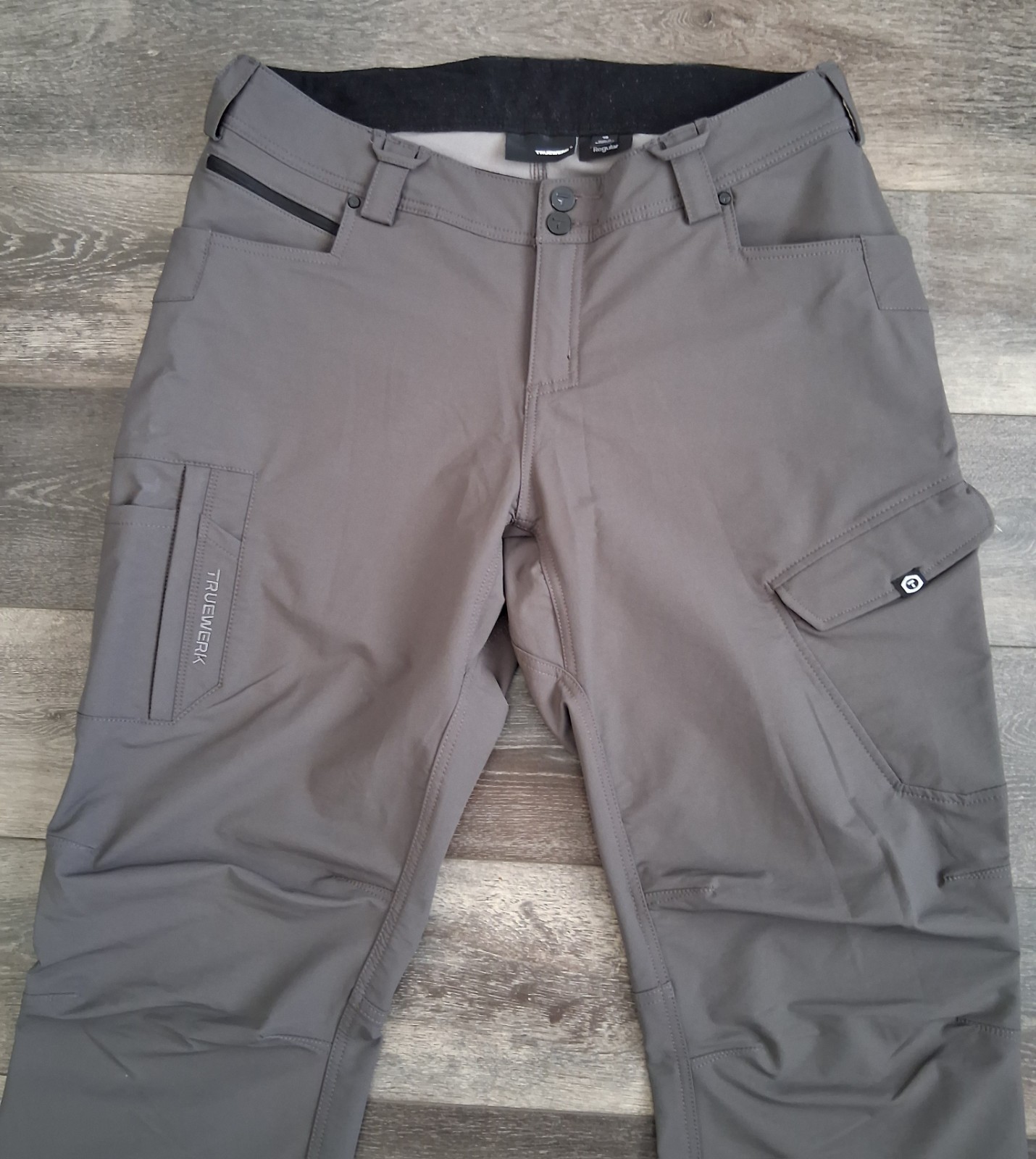 Truewerk T2 Werk Pants Durable Water Resistant Grey Womans Size 16 (36×31)