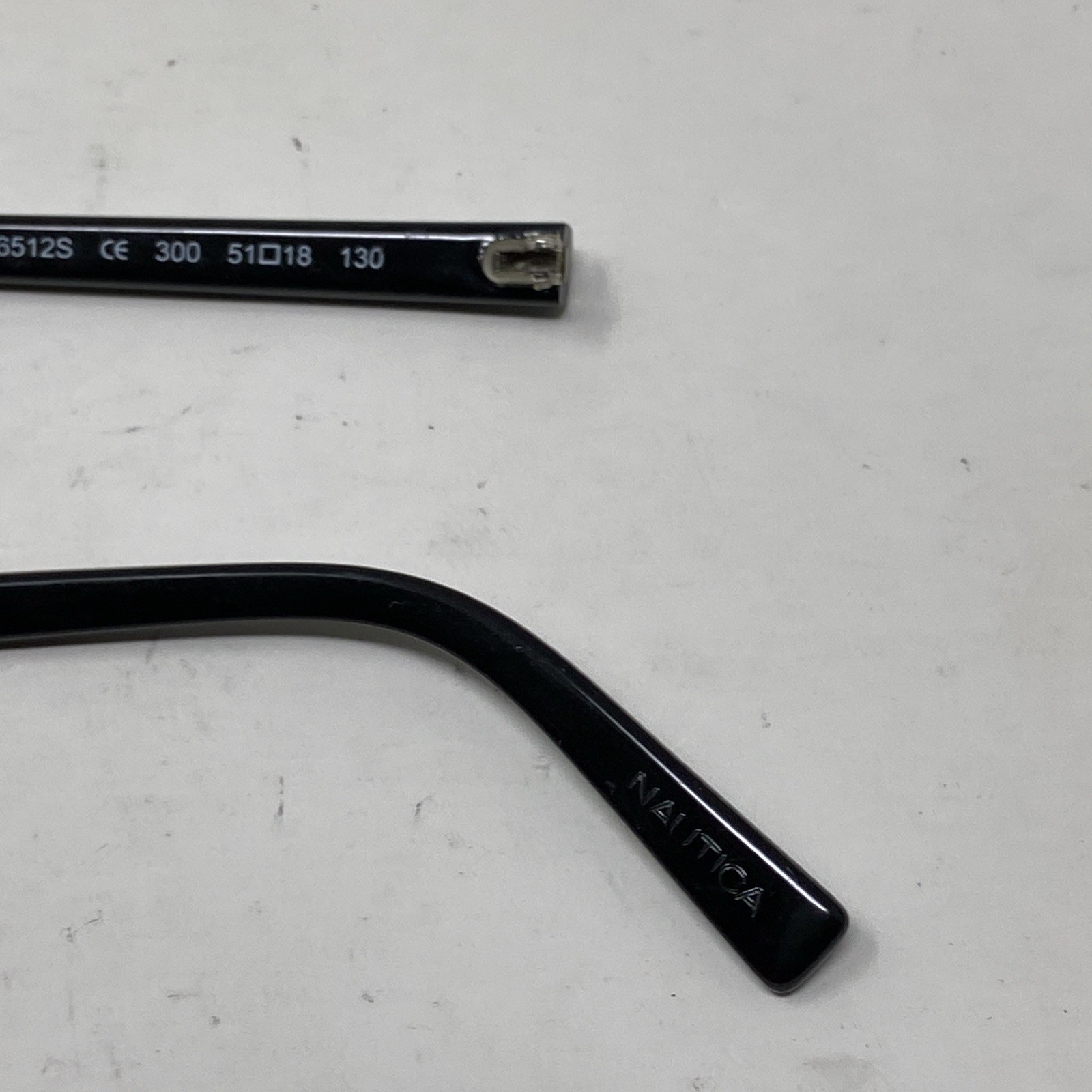 NAUTICA EYEWEAR N6512S 300 130mm BLACK TEMPLE ARM PARTS 121Y