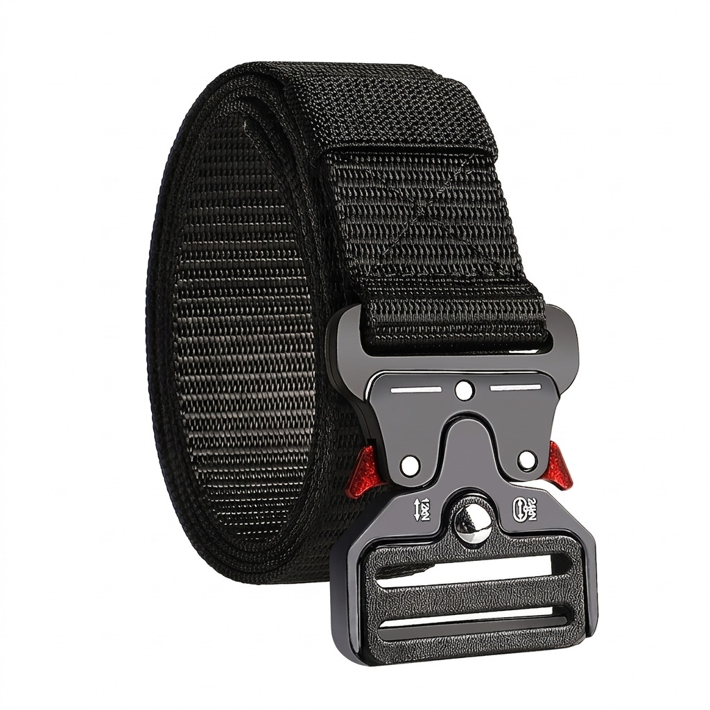 Mens Tactical Belt Heavy Duty Military Nylon Work Waistband Quick Release Buckle